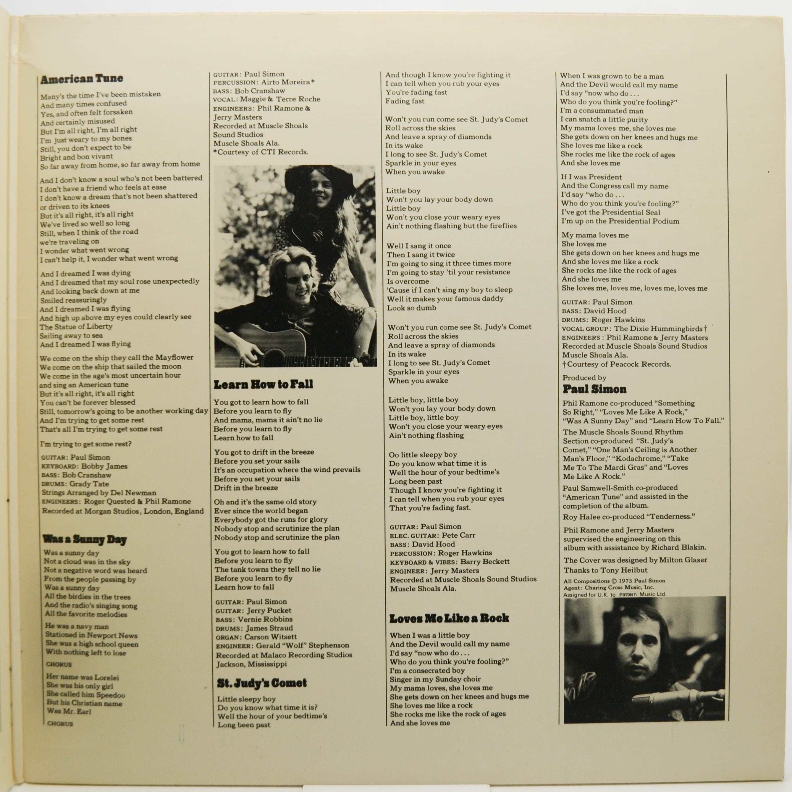 Paul Simon — There Goes Rhymin' Simon, 1973