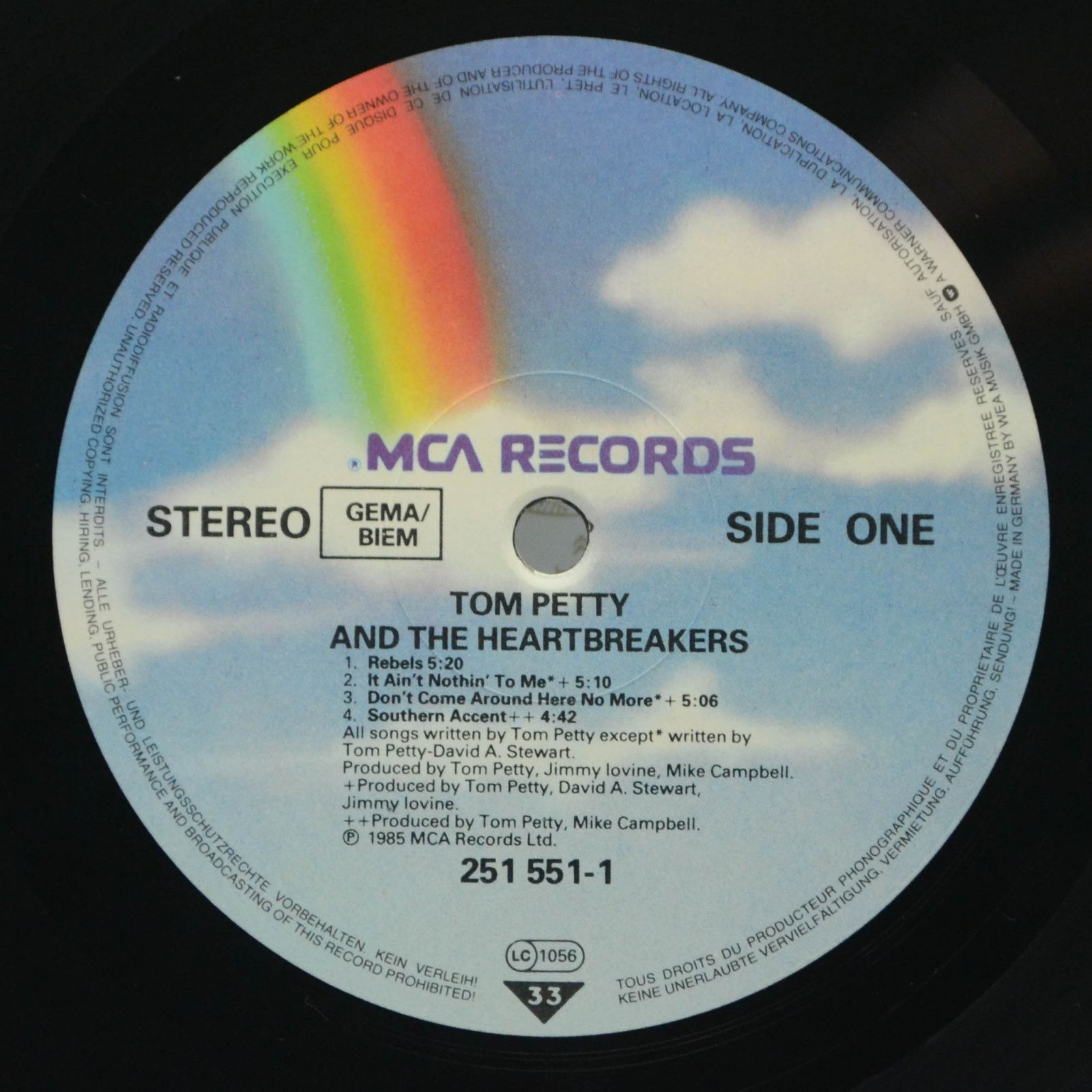 Tom Petty And The Heartbreakers — Southern Accents, 1985