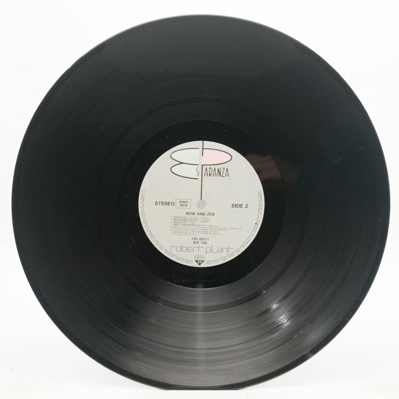 Robert Plant — Now And Zen, 1988