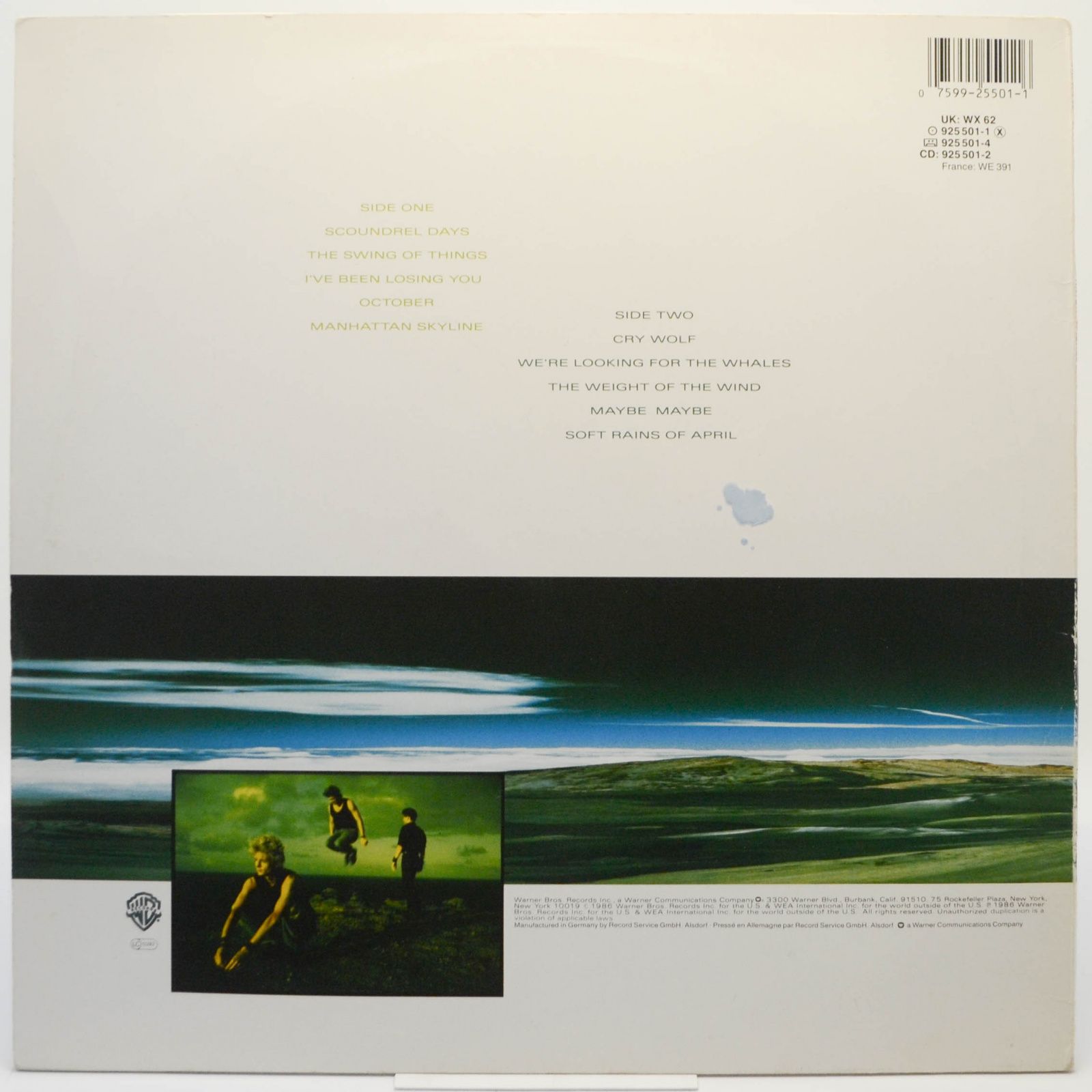 a-ha — Scoundrel Days, 1986