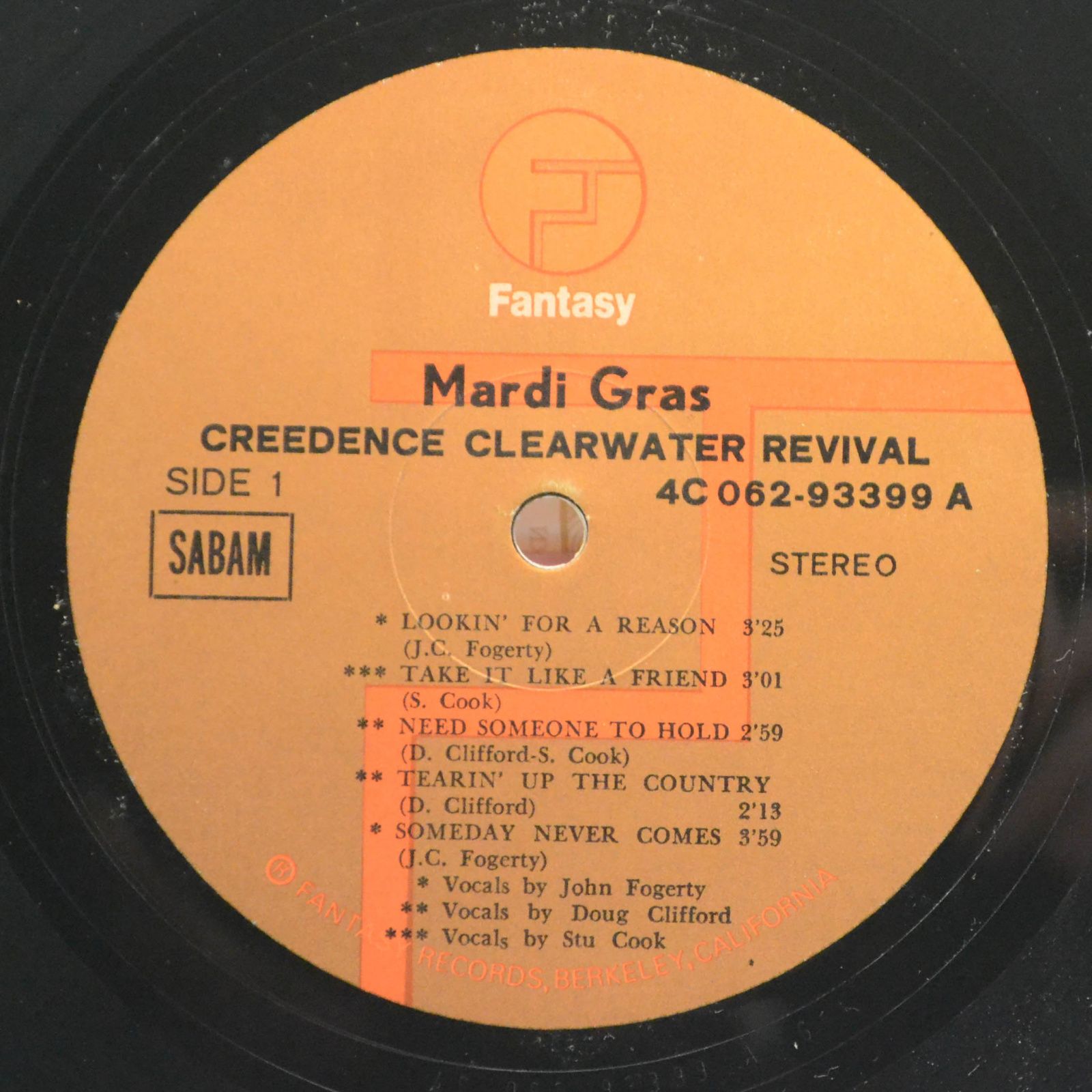 Creedence Clearwater Revival — Mardi Gras, 1972