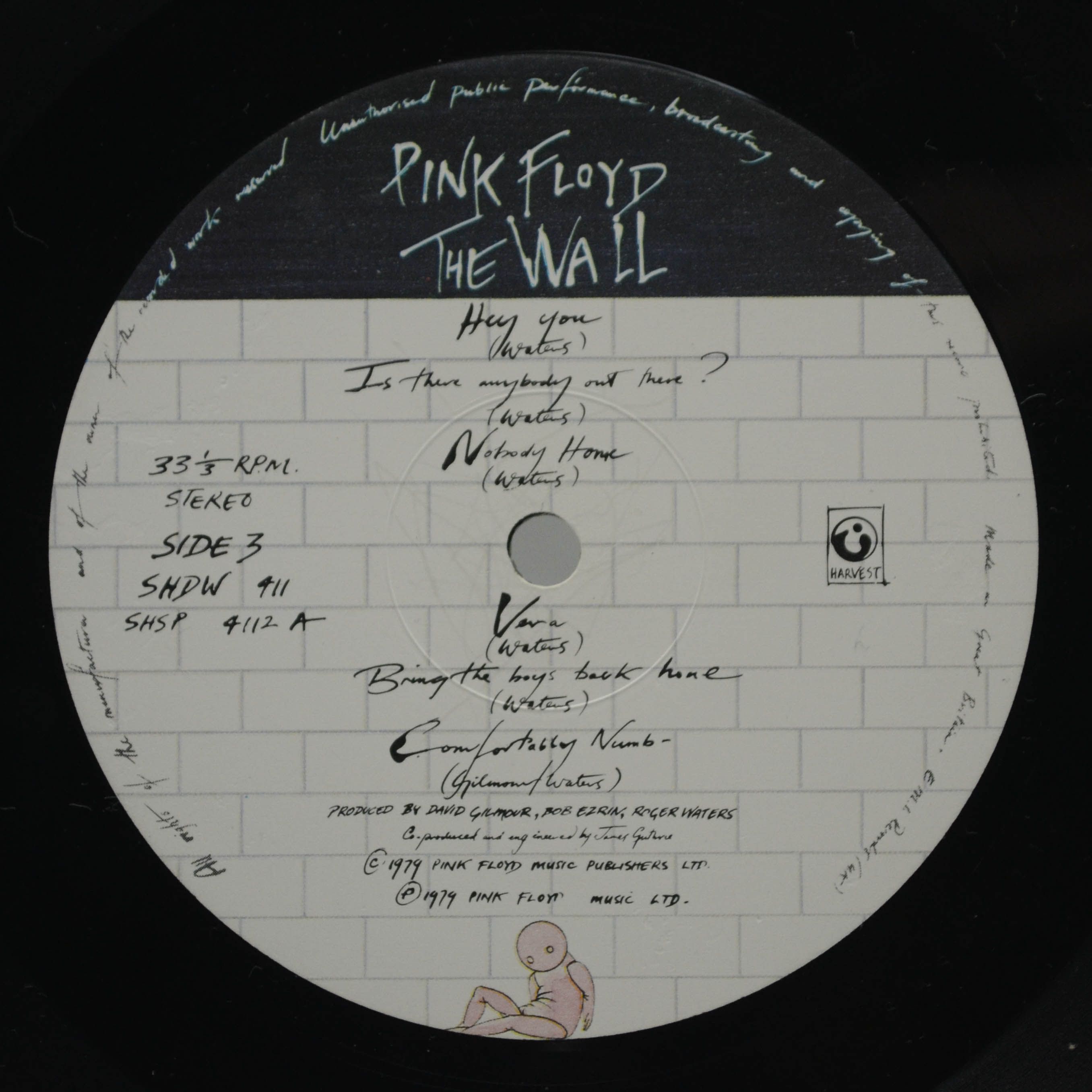 Pink Floyd — The Wall (2LP, UK), 1979