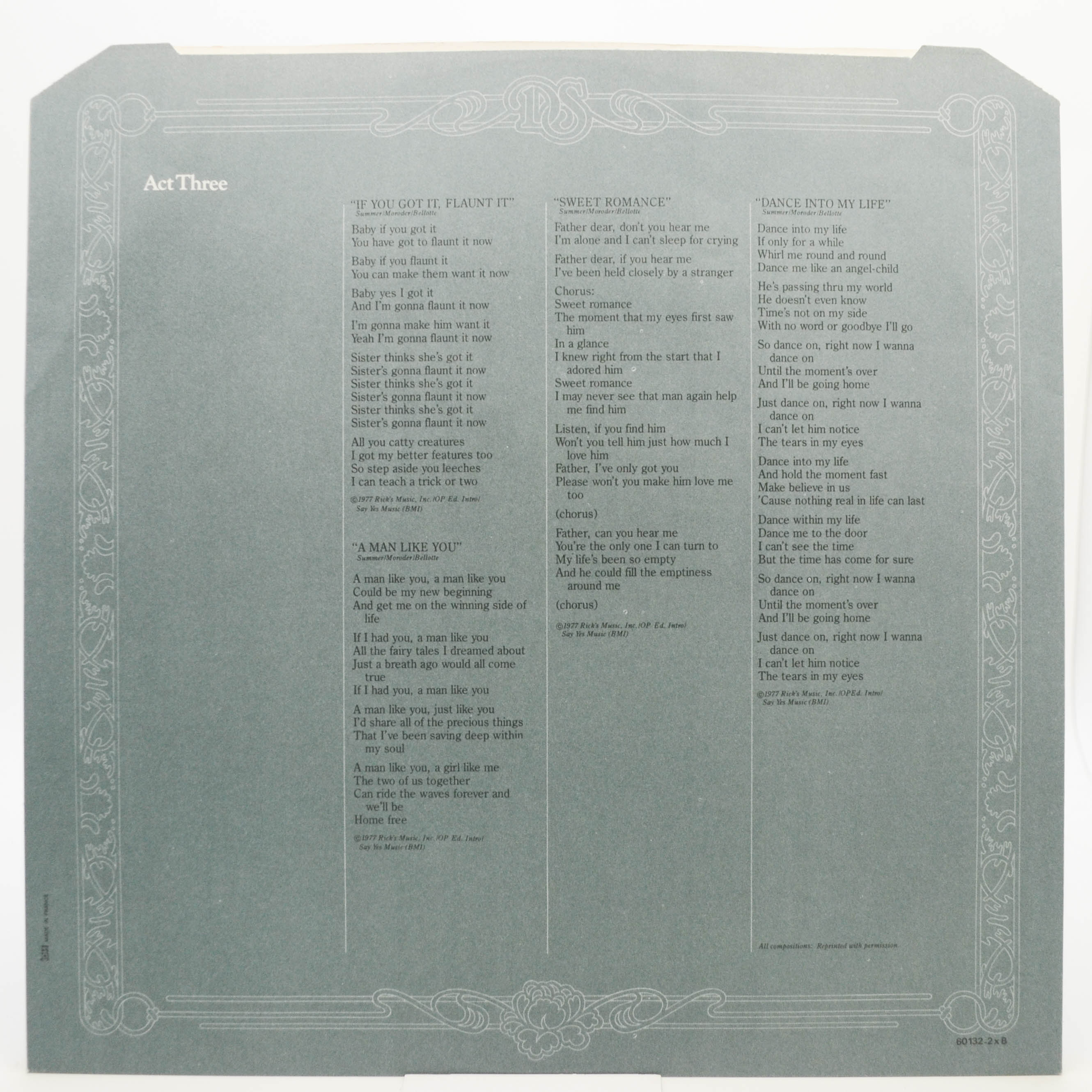 Donna Summer — Once Upon A Time... (2LP), 1977