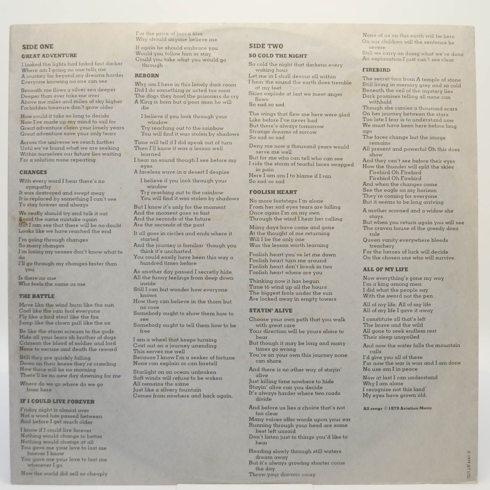 Magnum — Magnum II, 1979