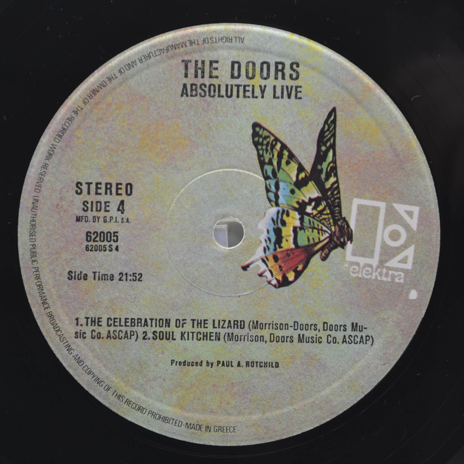 Doors — Absolutely Live (2LP), 1970