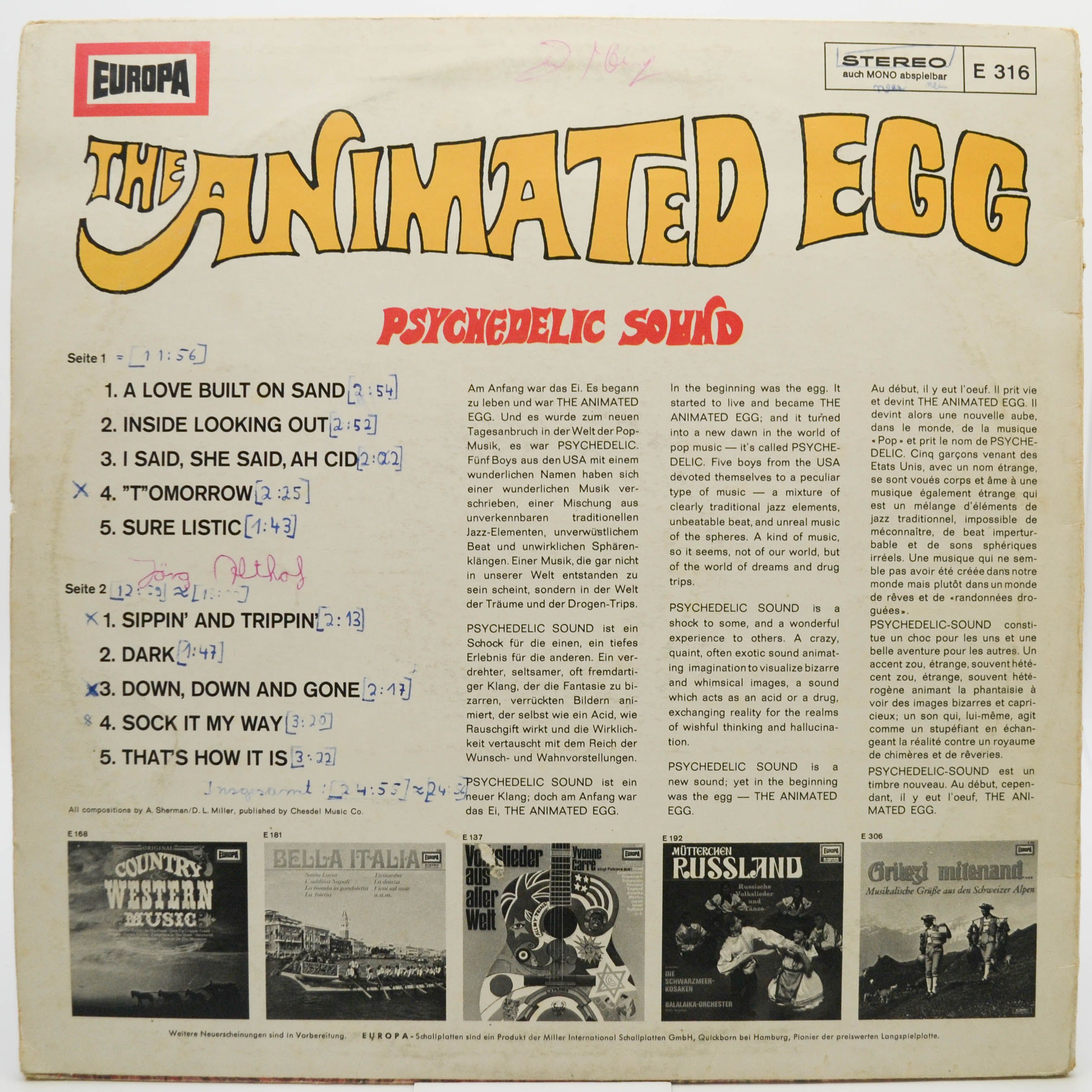 Animated Egg — The Animated Egg, 1969