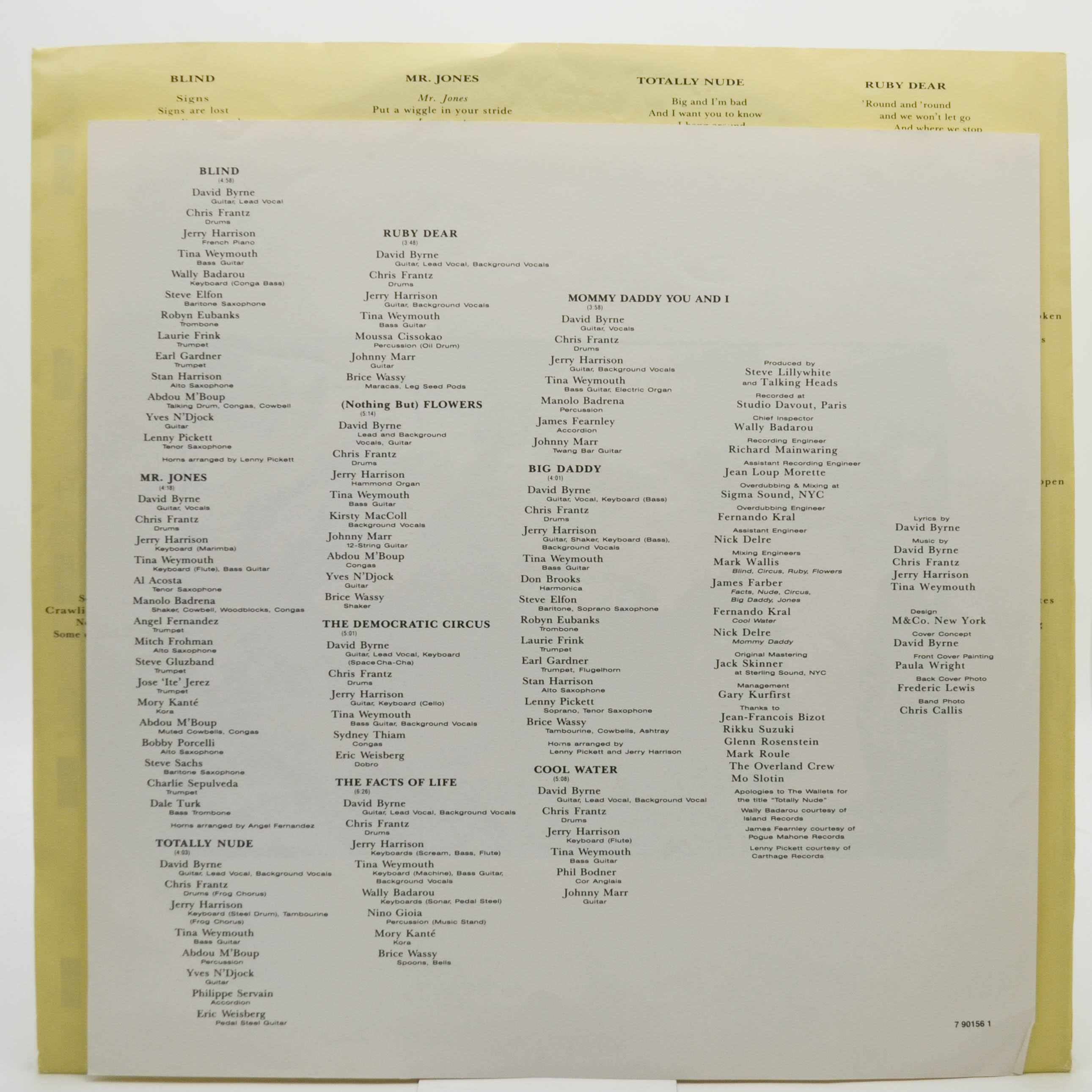 Talking Heads — Naked, 1988