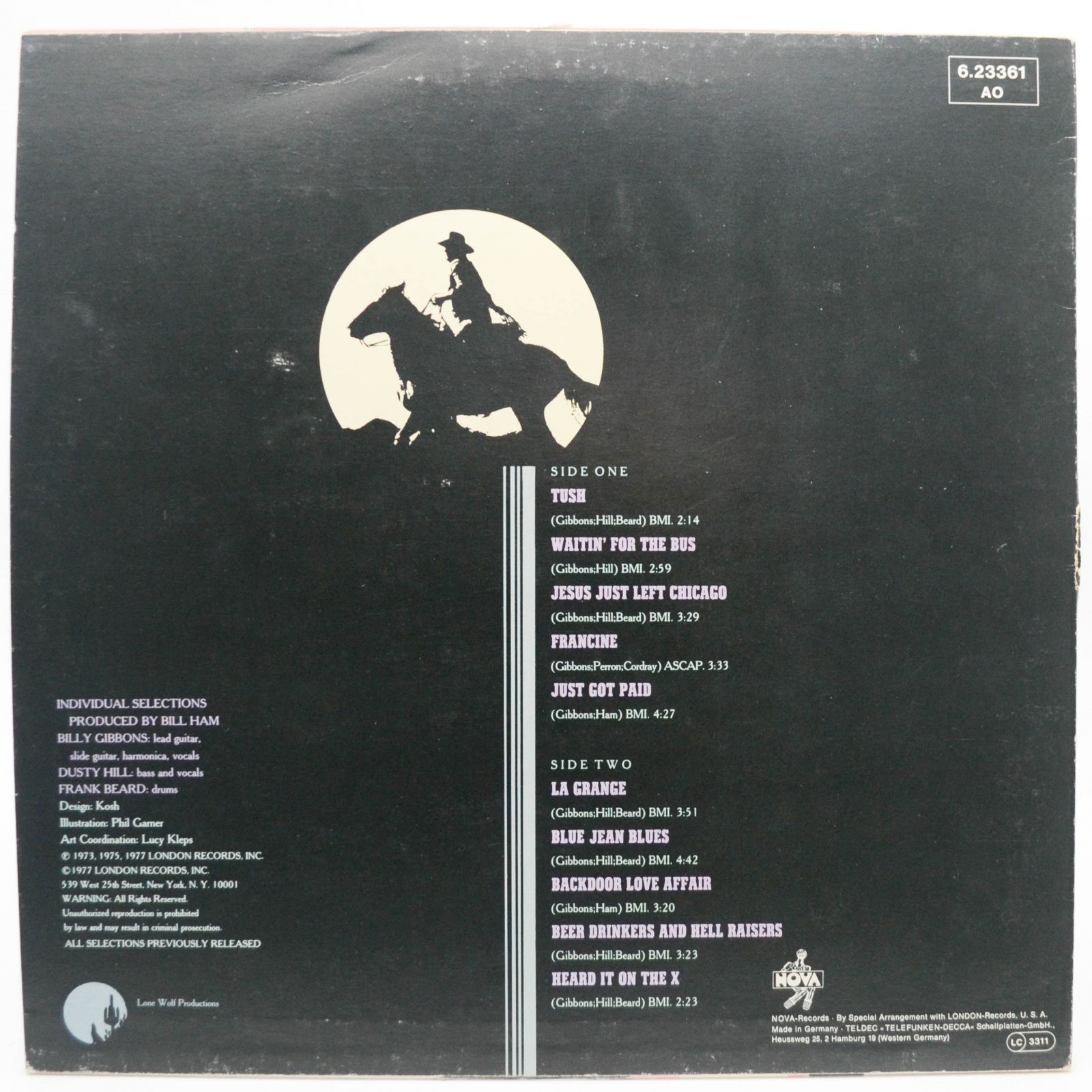 ZZ Top — The Best Of ZZ Top, 1977