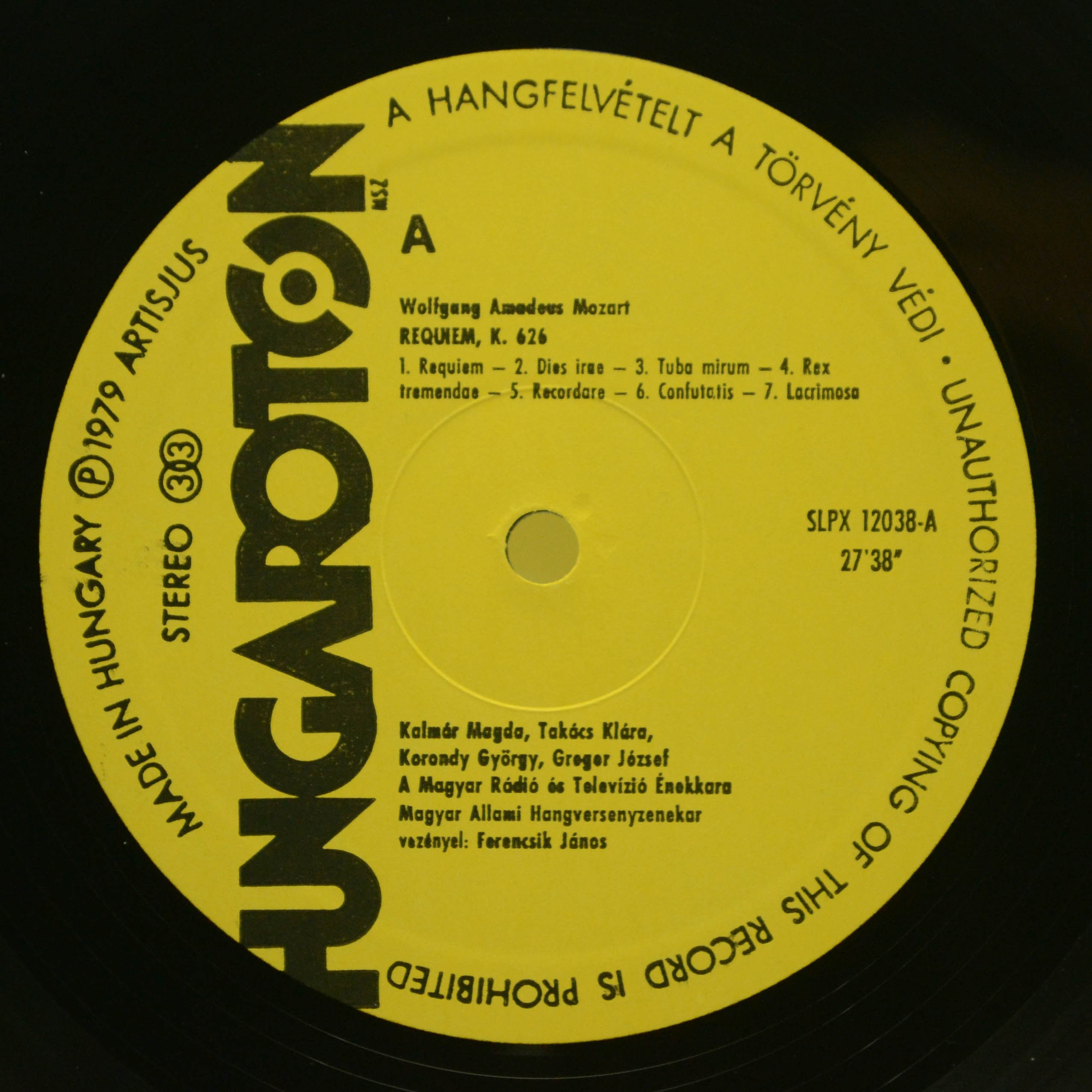 Mozart, János Ferencsik — Requiem, 1979