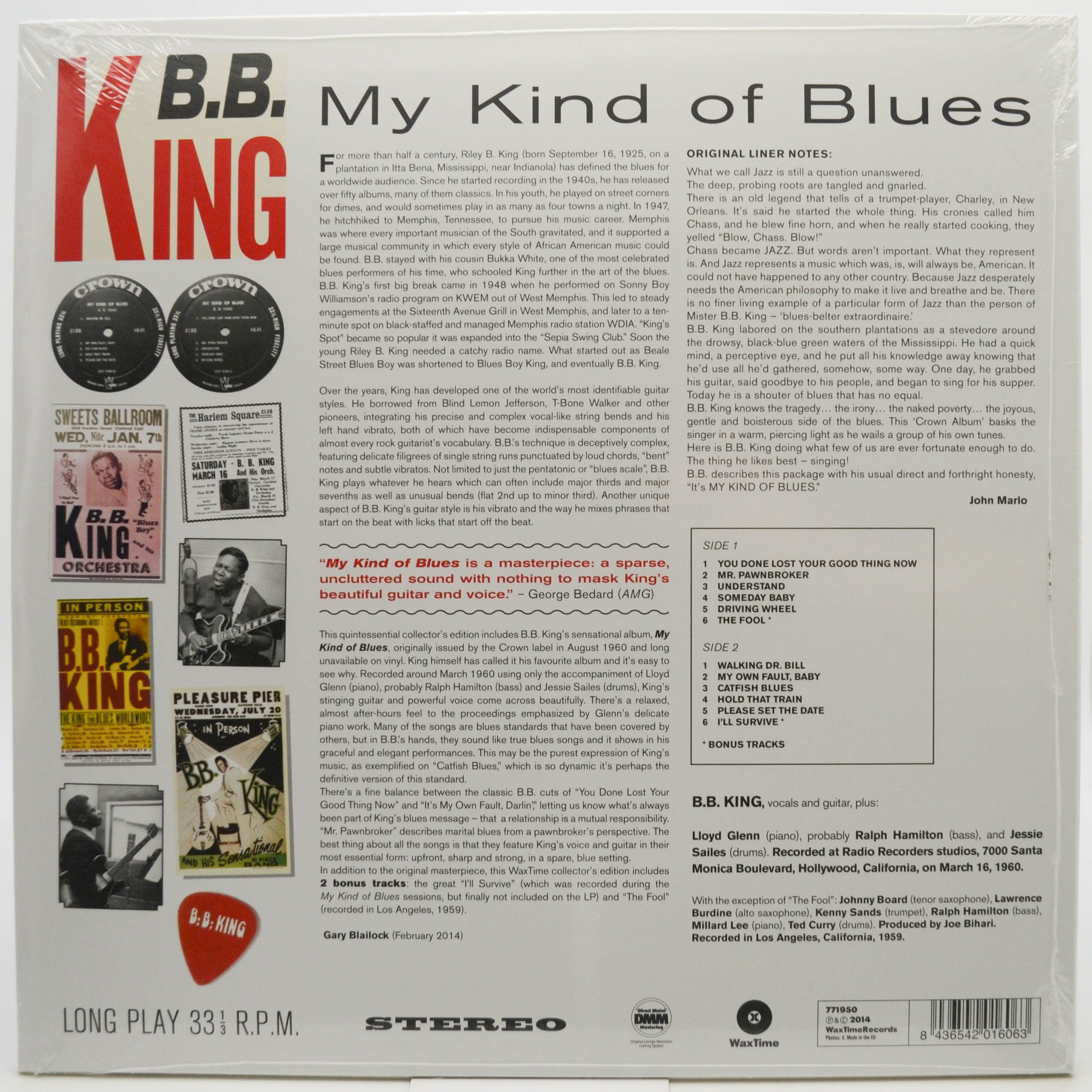 B. B. King — My Kind Of Blues, 1961