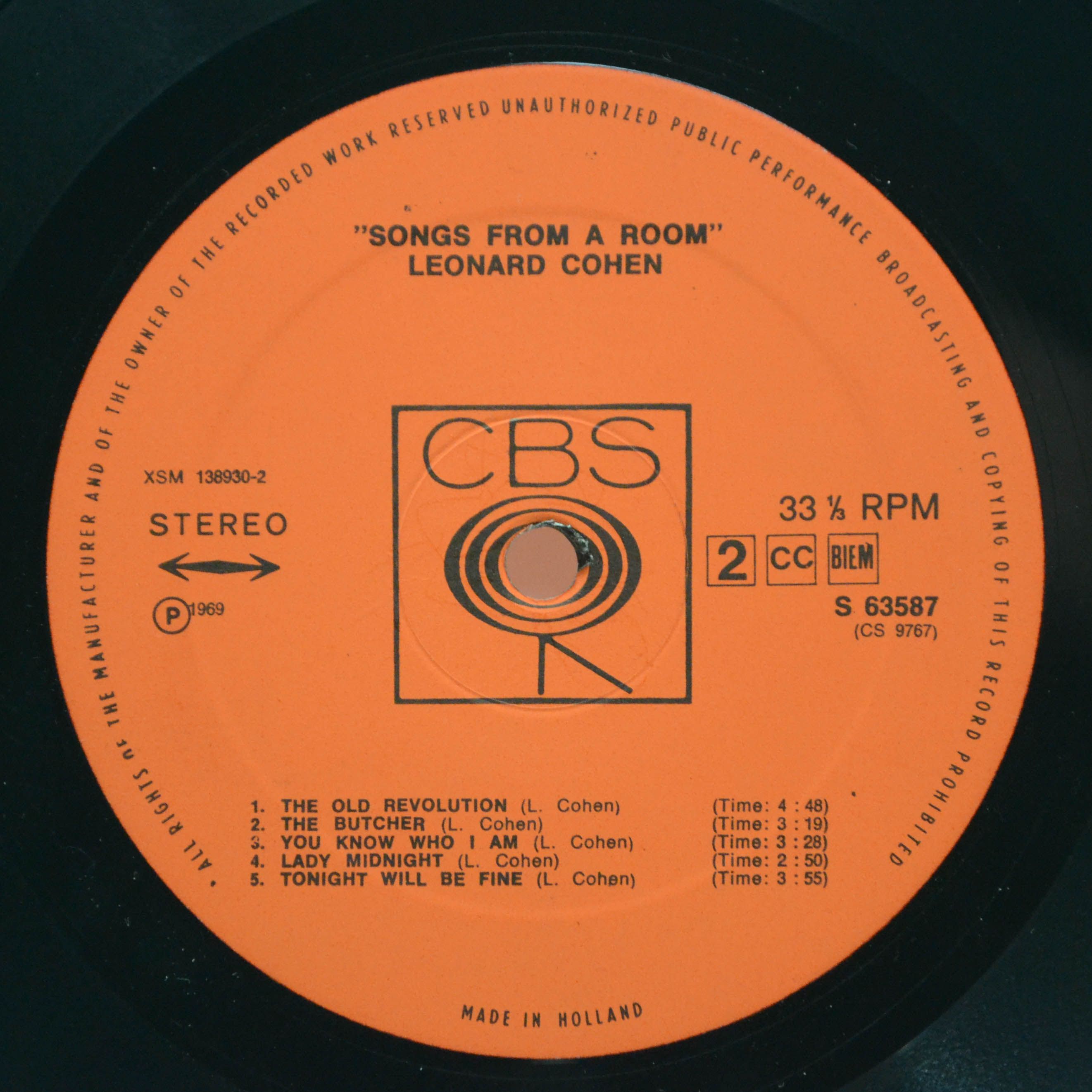 Leonard Cohen — Songs From A Room, 1969