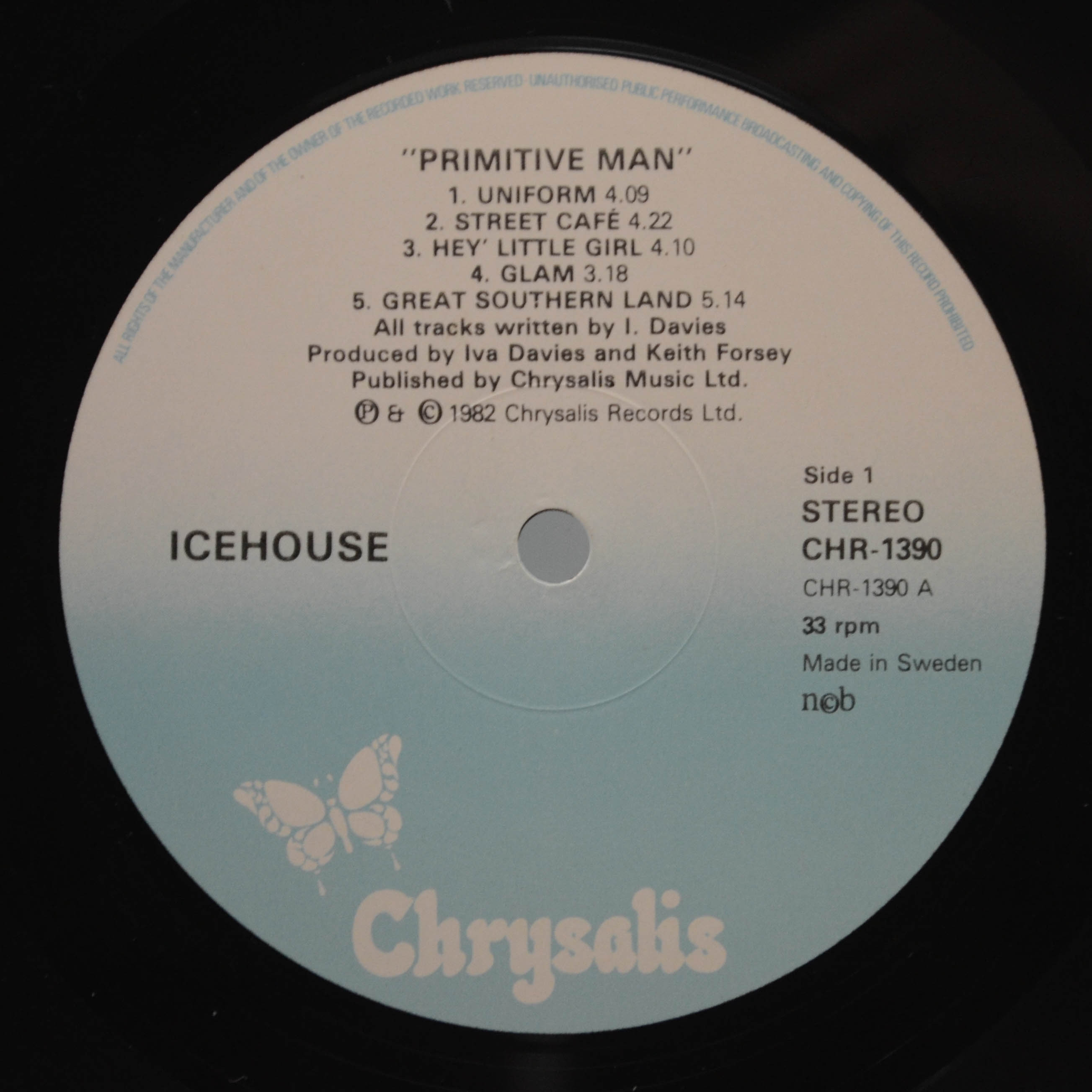 Icehouse — Primitive Man, 1982