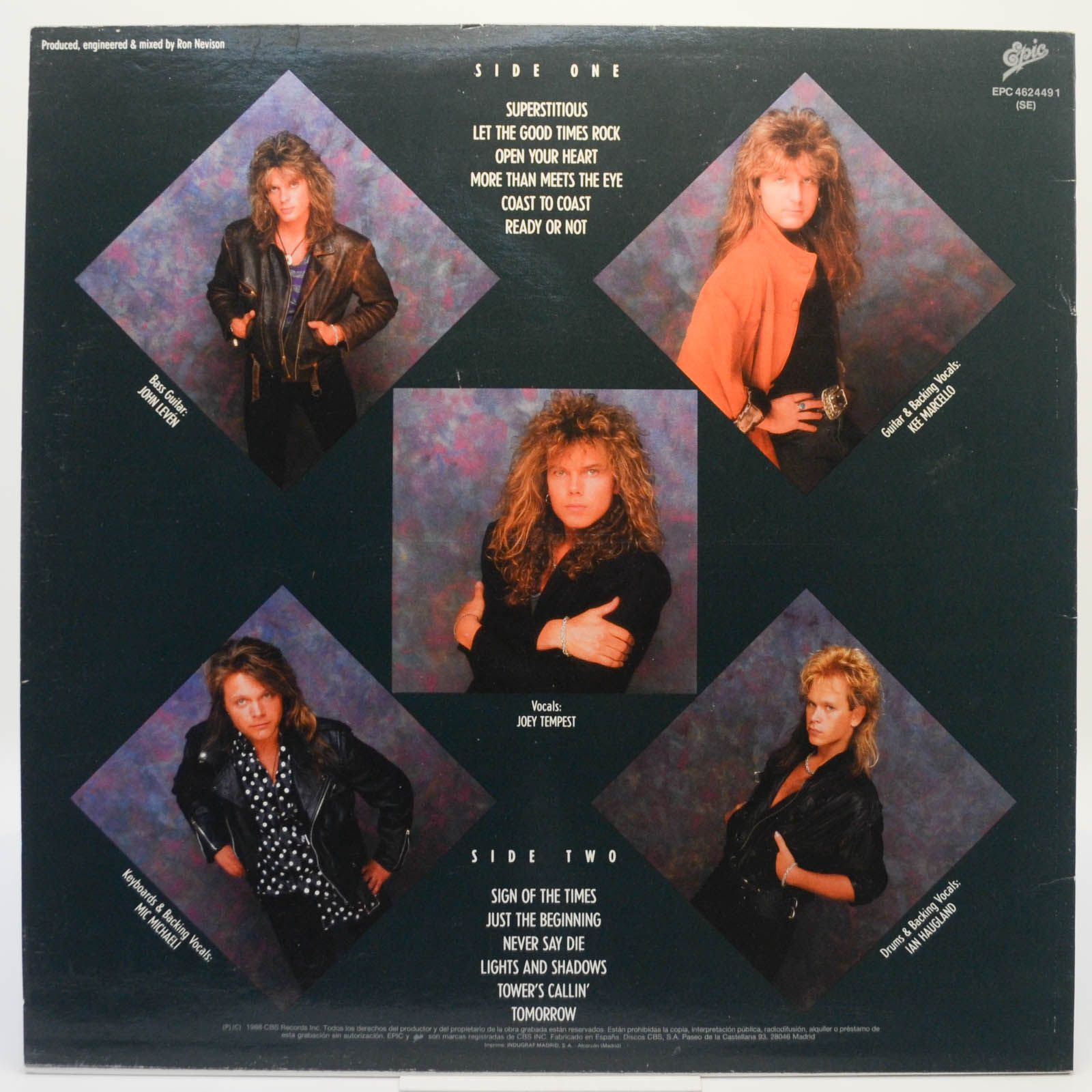 Europe — Out Of This World, 1988