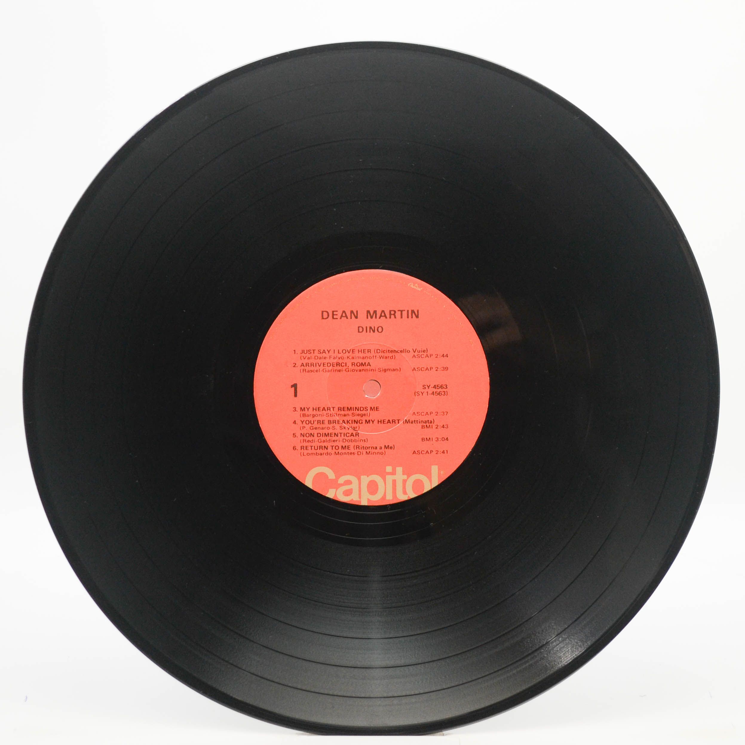 Dean Martin — Dino (Italian Love Songs) (USA), 1962