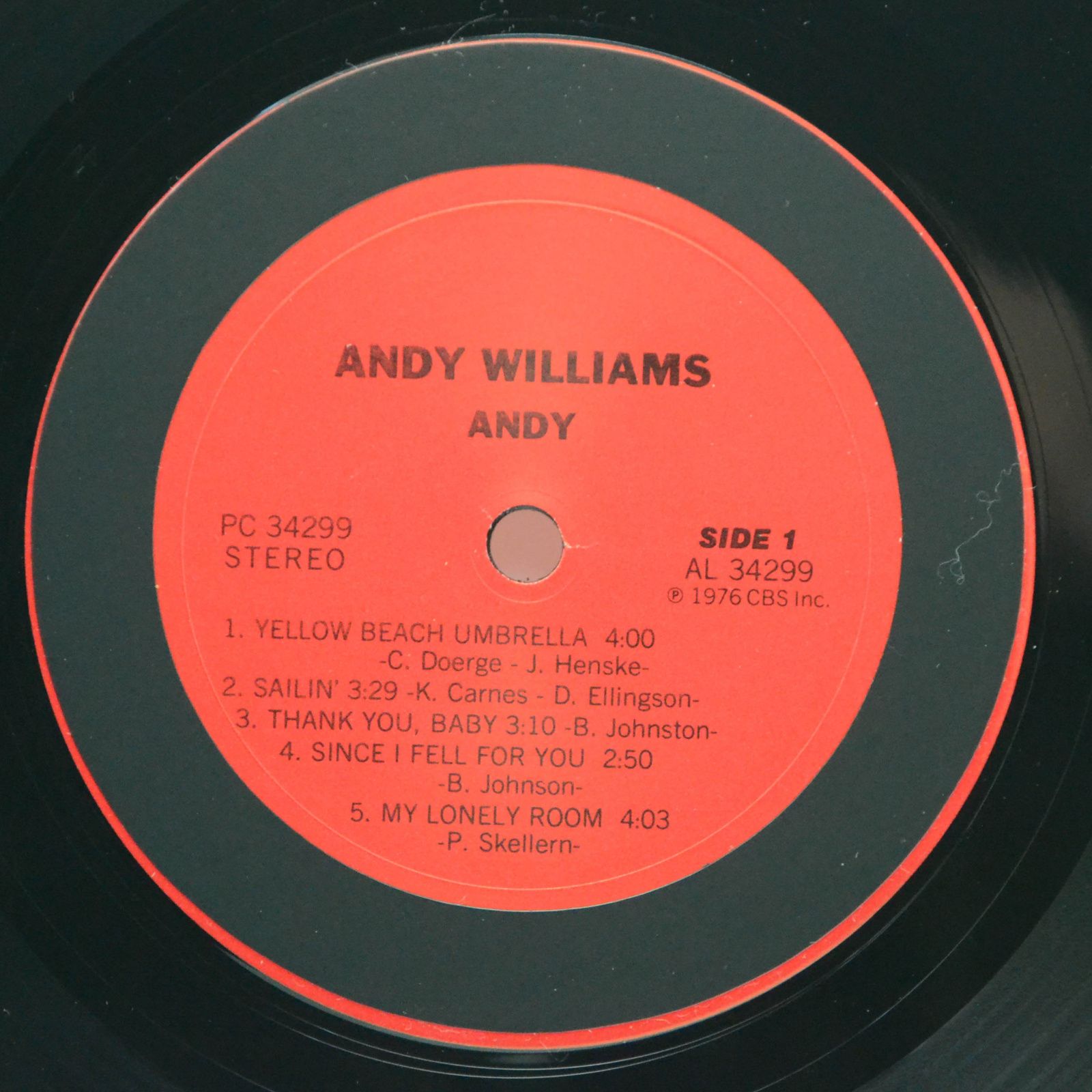 Andy Williams — Andy (USA), 1976