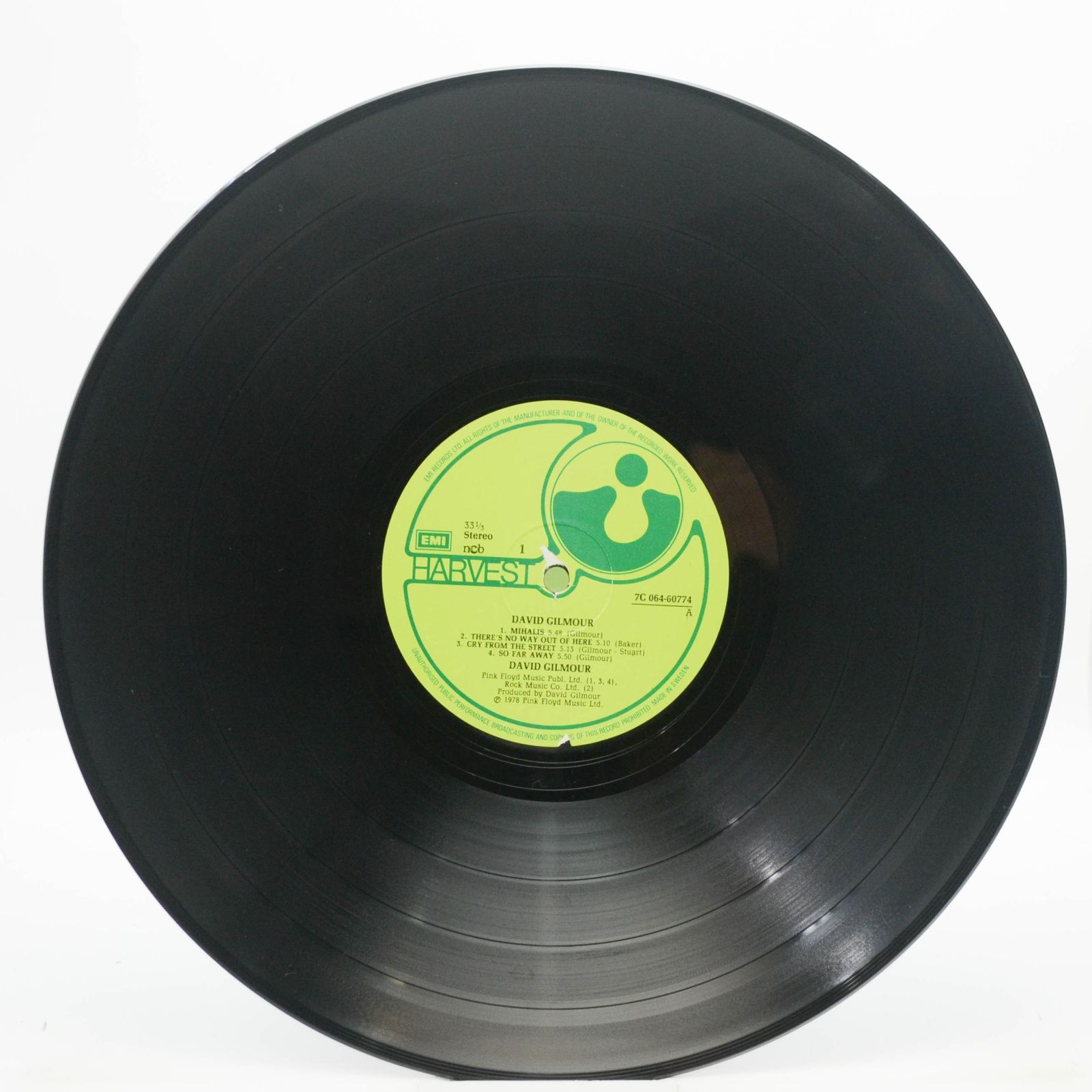 David Gilmour — David Gilmour, 1978