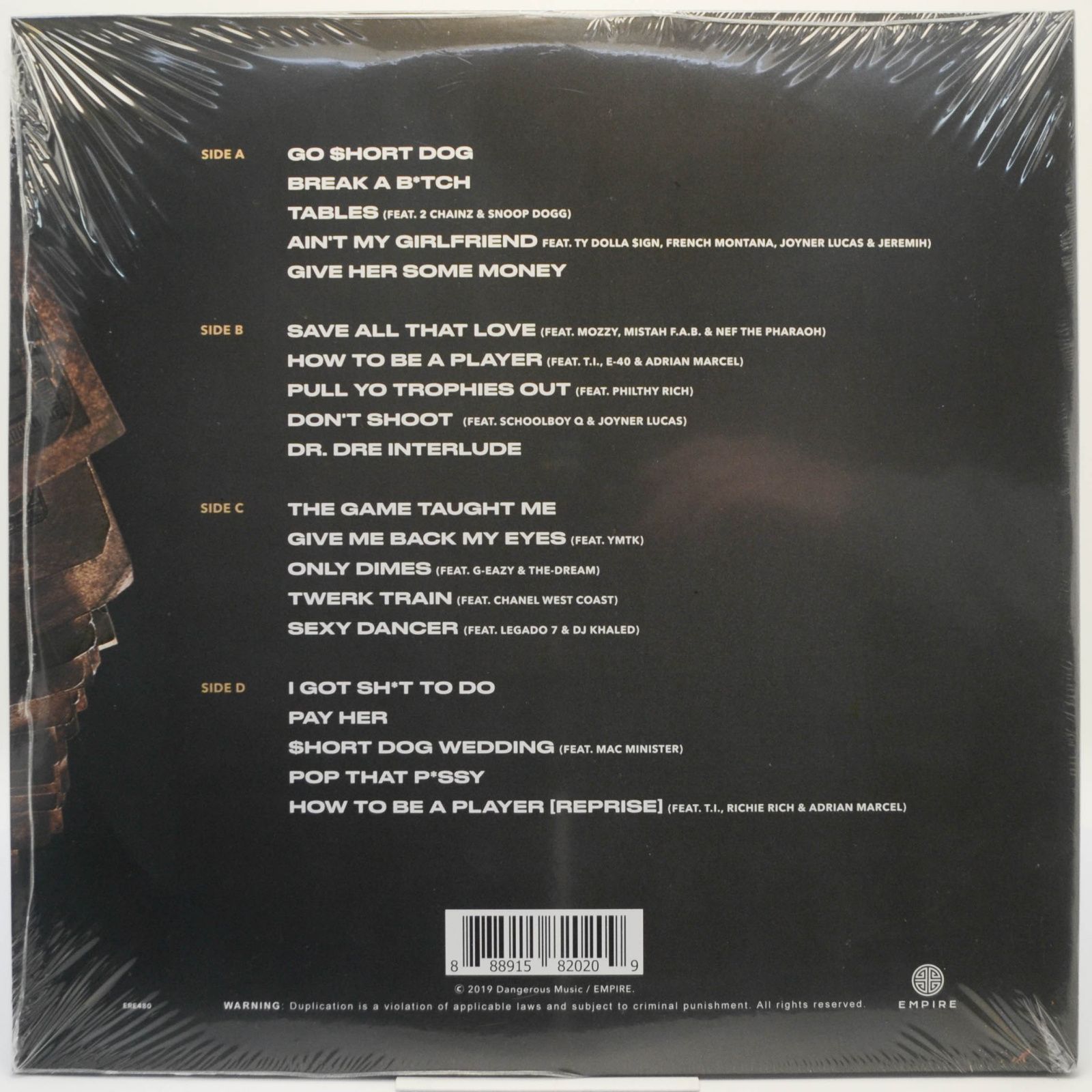 Too Short — The Pimp Tape (2LP), 2019