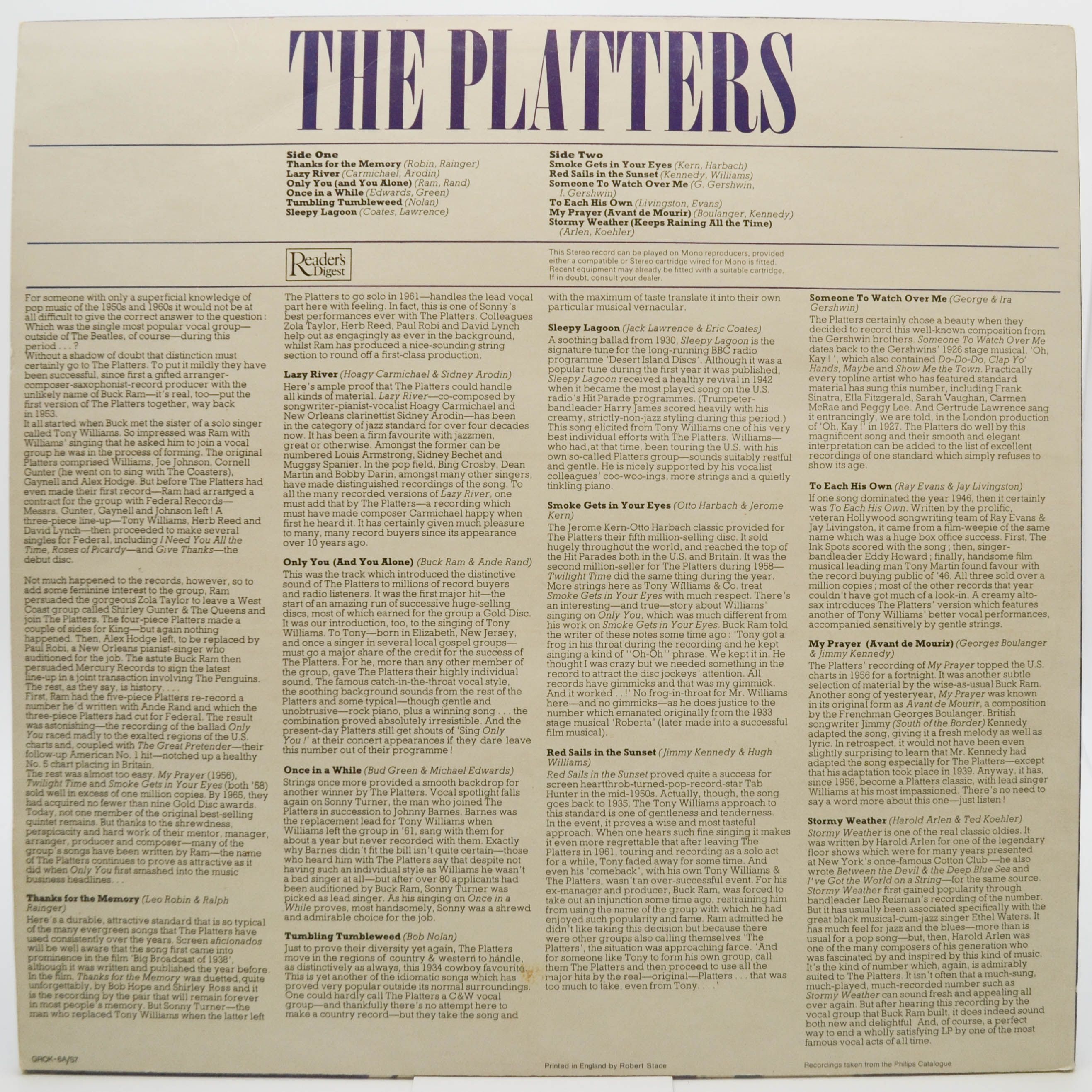 Platters — The Platters, 1976