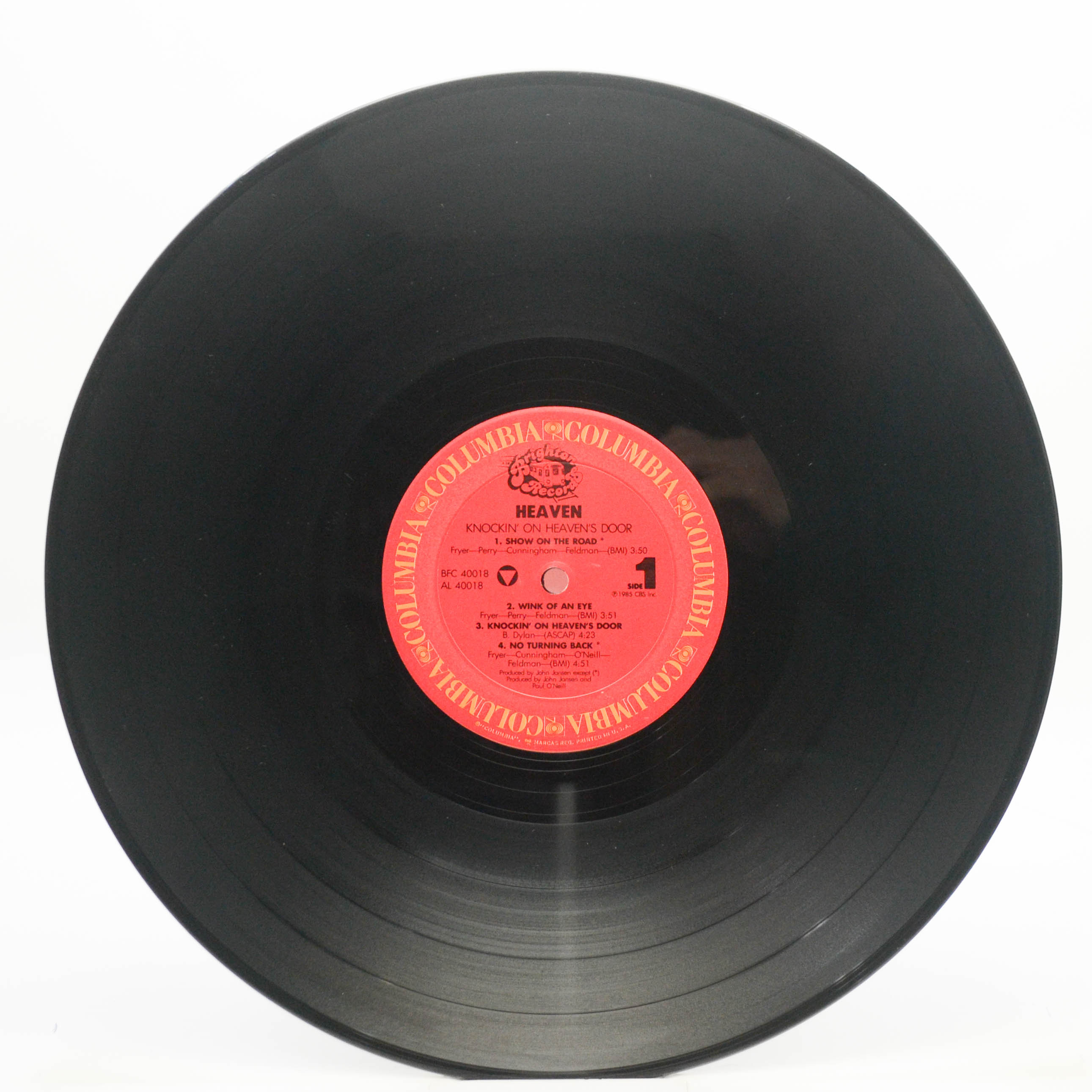 Heaven — Knockin' On Heaven's Door, 1985