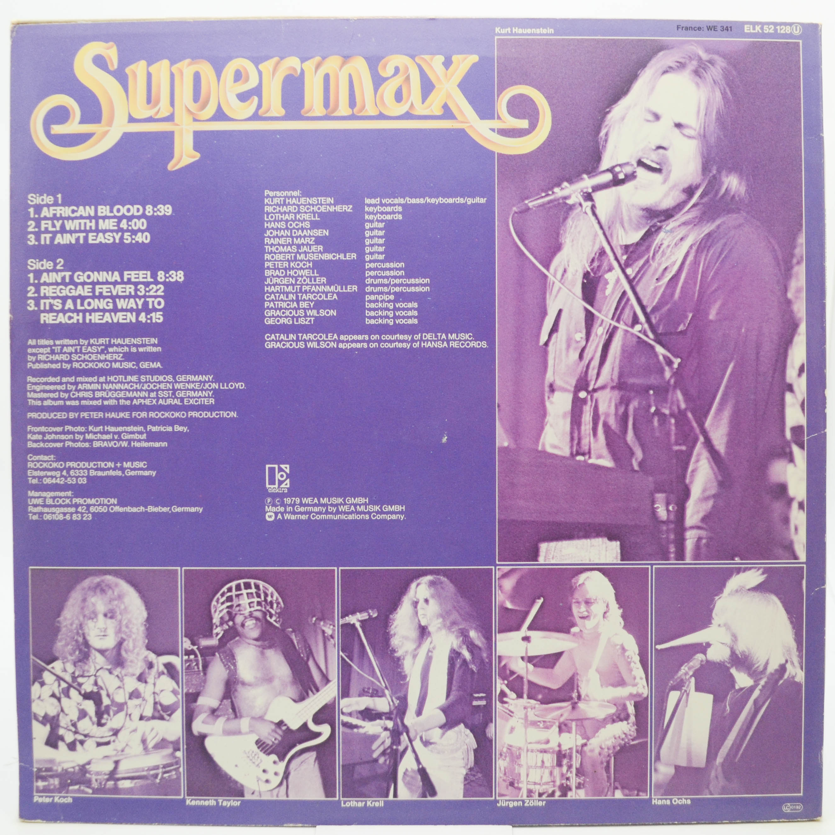 Supermax — Fly With Me, 1979