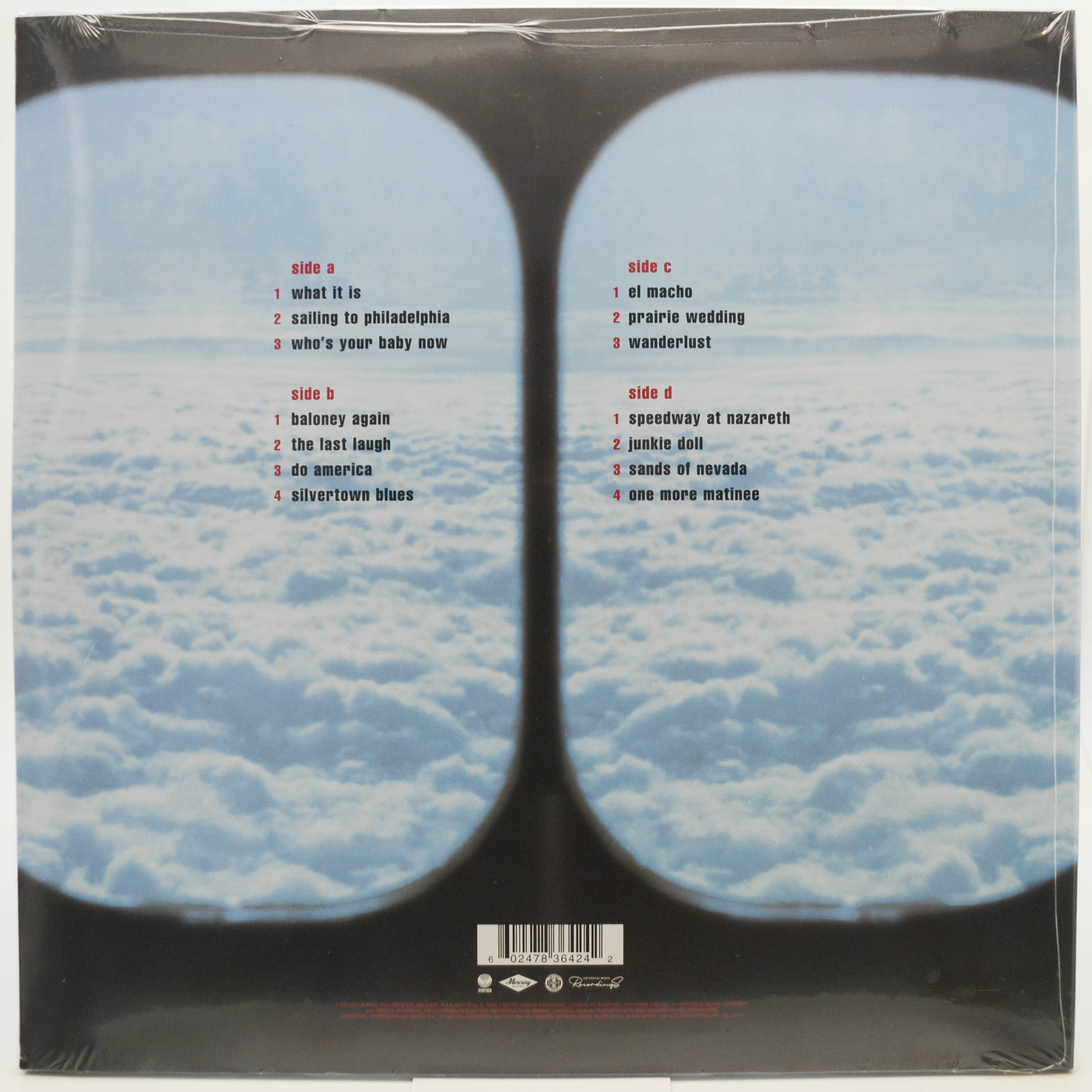 Mark Knopfler — Sailing To Philadelphia (2LP), 2000