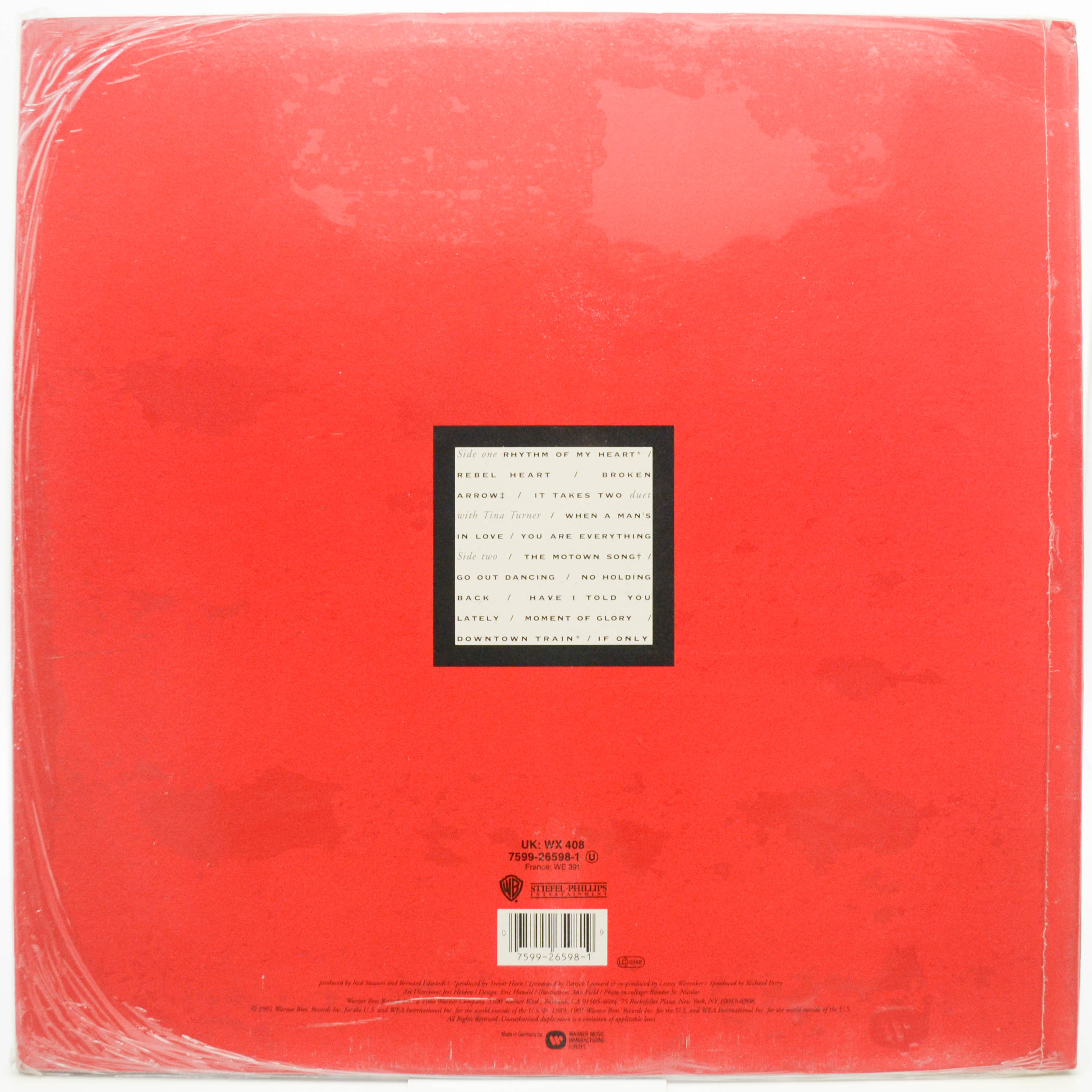 Rod Stewart — Vagabond Heart, 1991