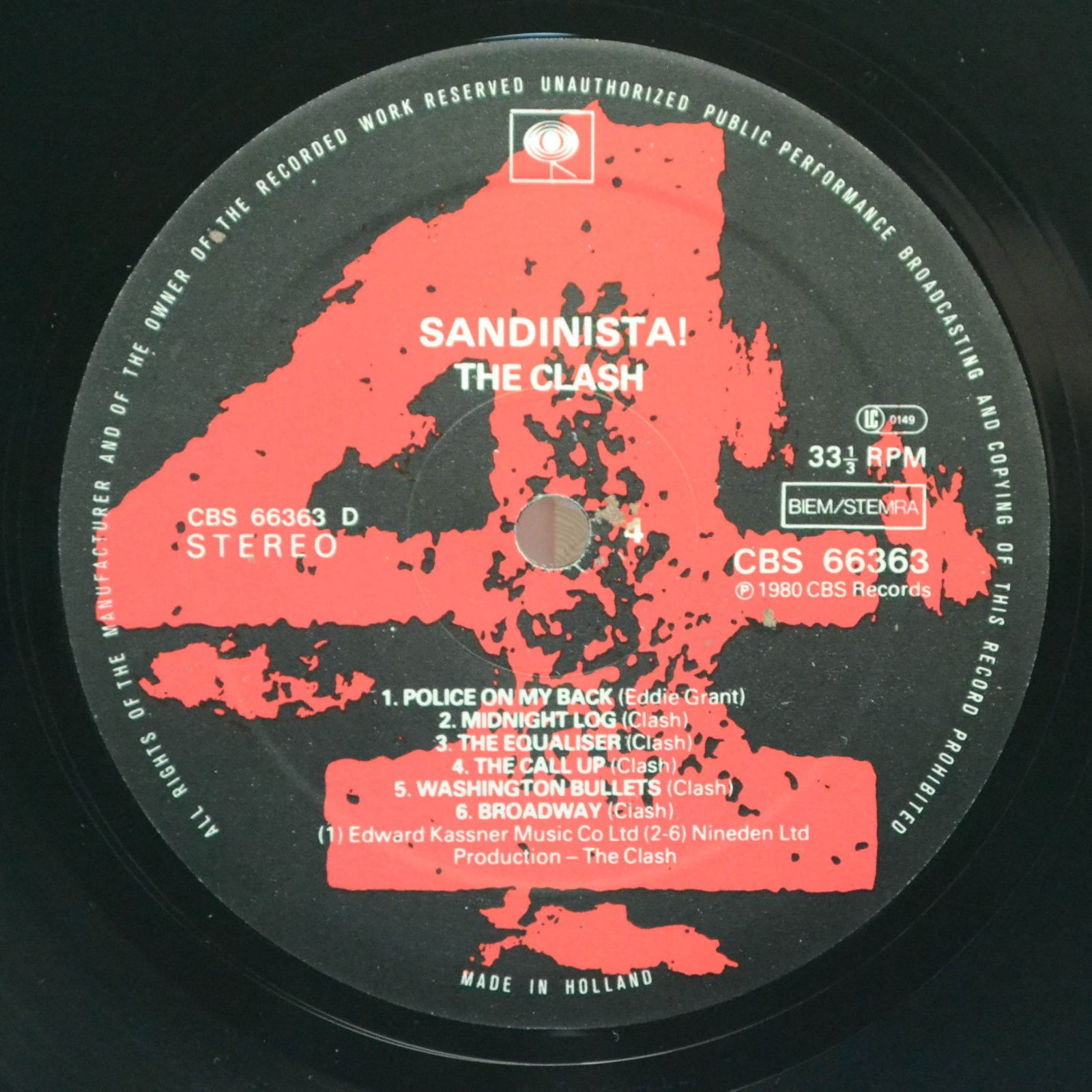 Clash — Sandinista! (3LP), 1980