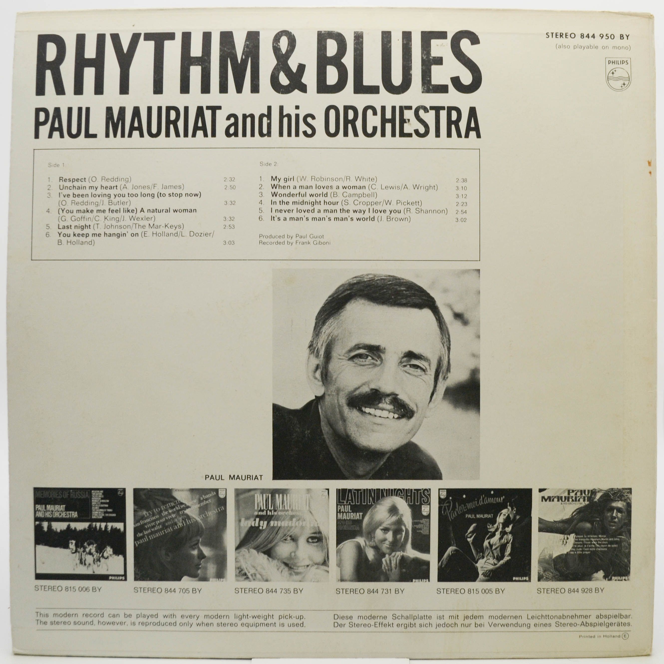 Paul Mauriat — Rhythm & Blues, 1969