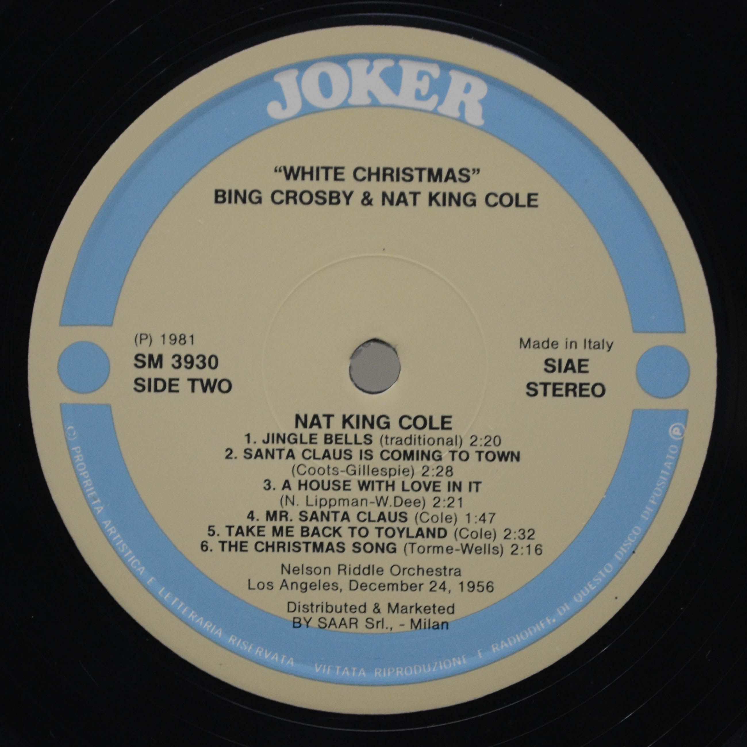 Bing Crosby & Nat King Cole — White Christmas, 1981