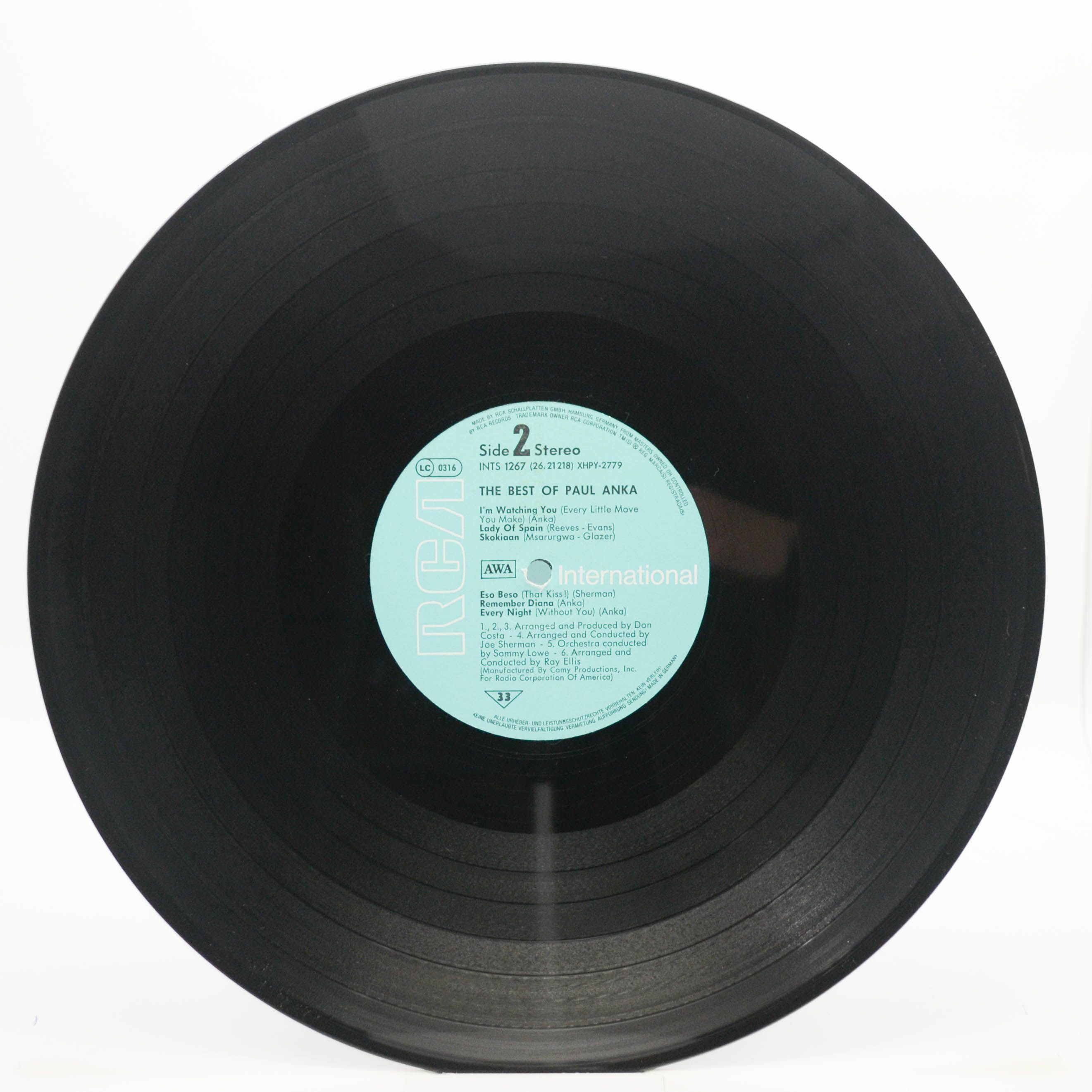 Paul Anka — The Best Of Paul Anka, 1976