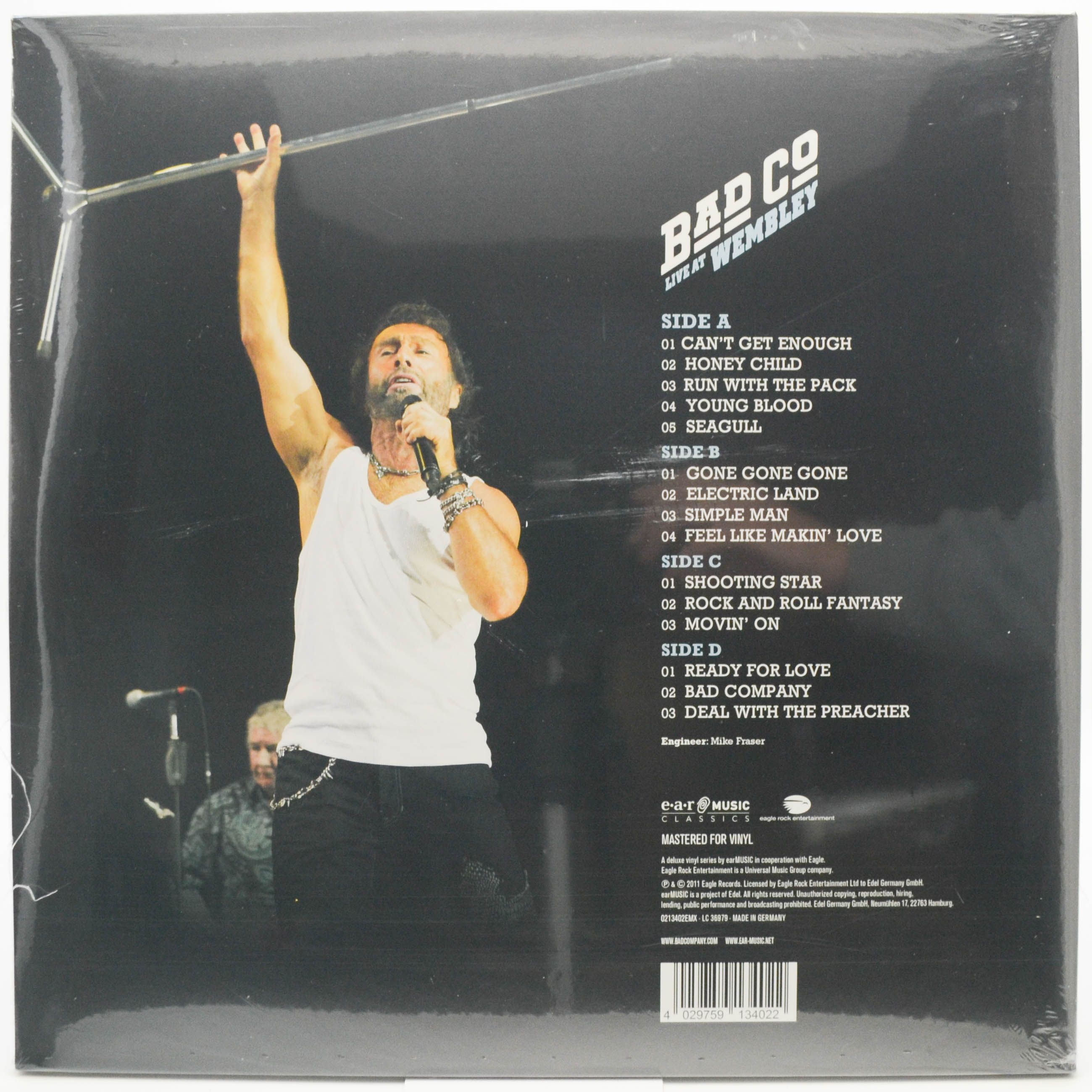 Bad Company — Live At Wembley (2LP), 2010