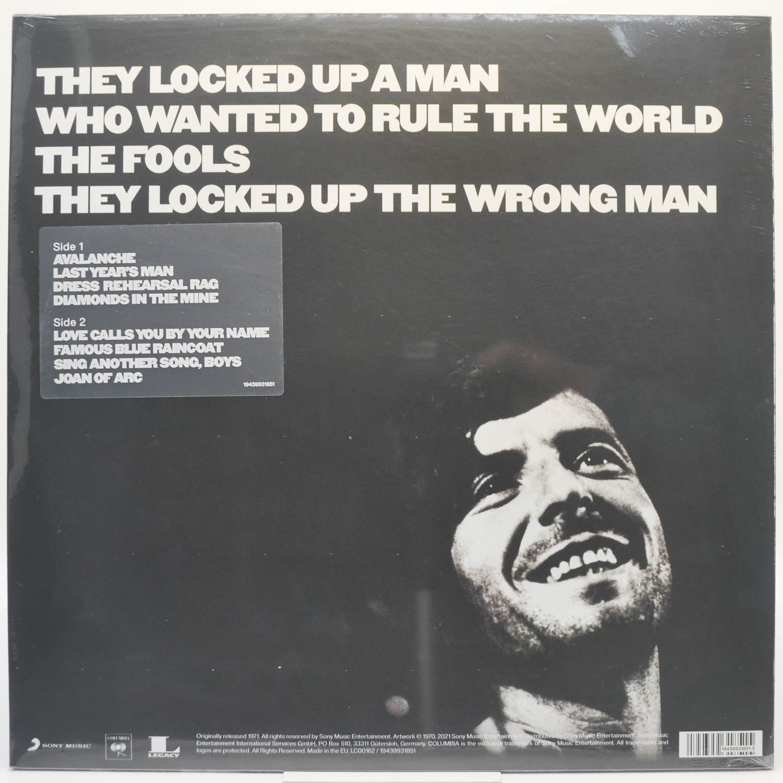 Leonard Cohen — Songs Of Love And Hate, 1971