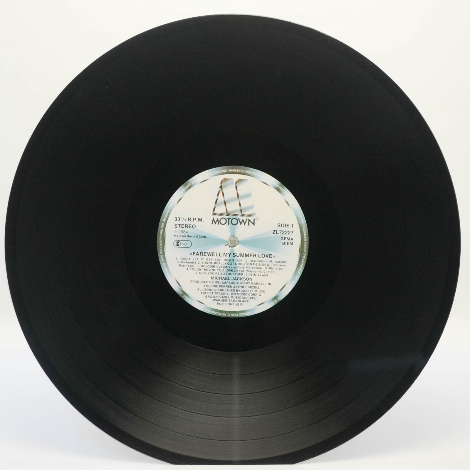 Michael Jackson — Farewell My Summer Love, 1984