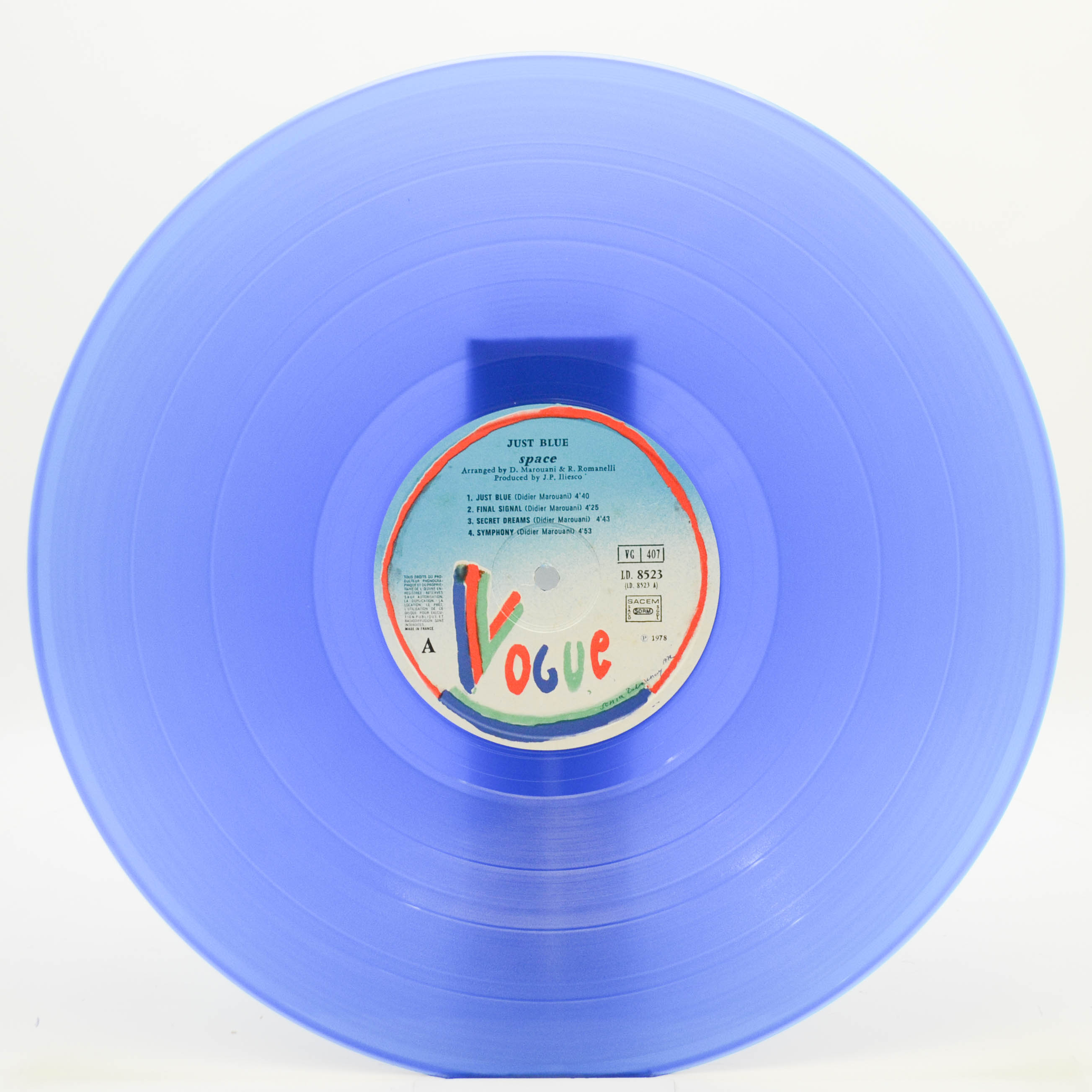 Space — Just Blue (1-st, France), 1978