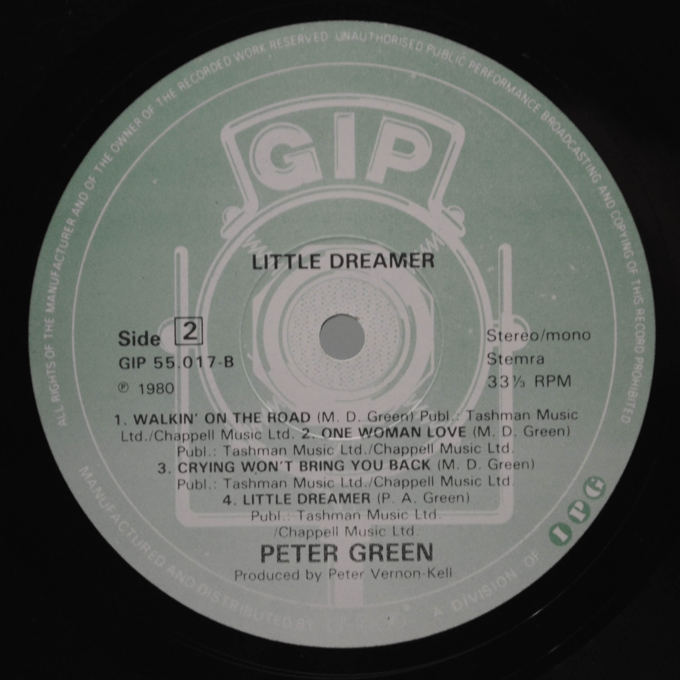 Peter Green — Little Dreamer, 1980