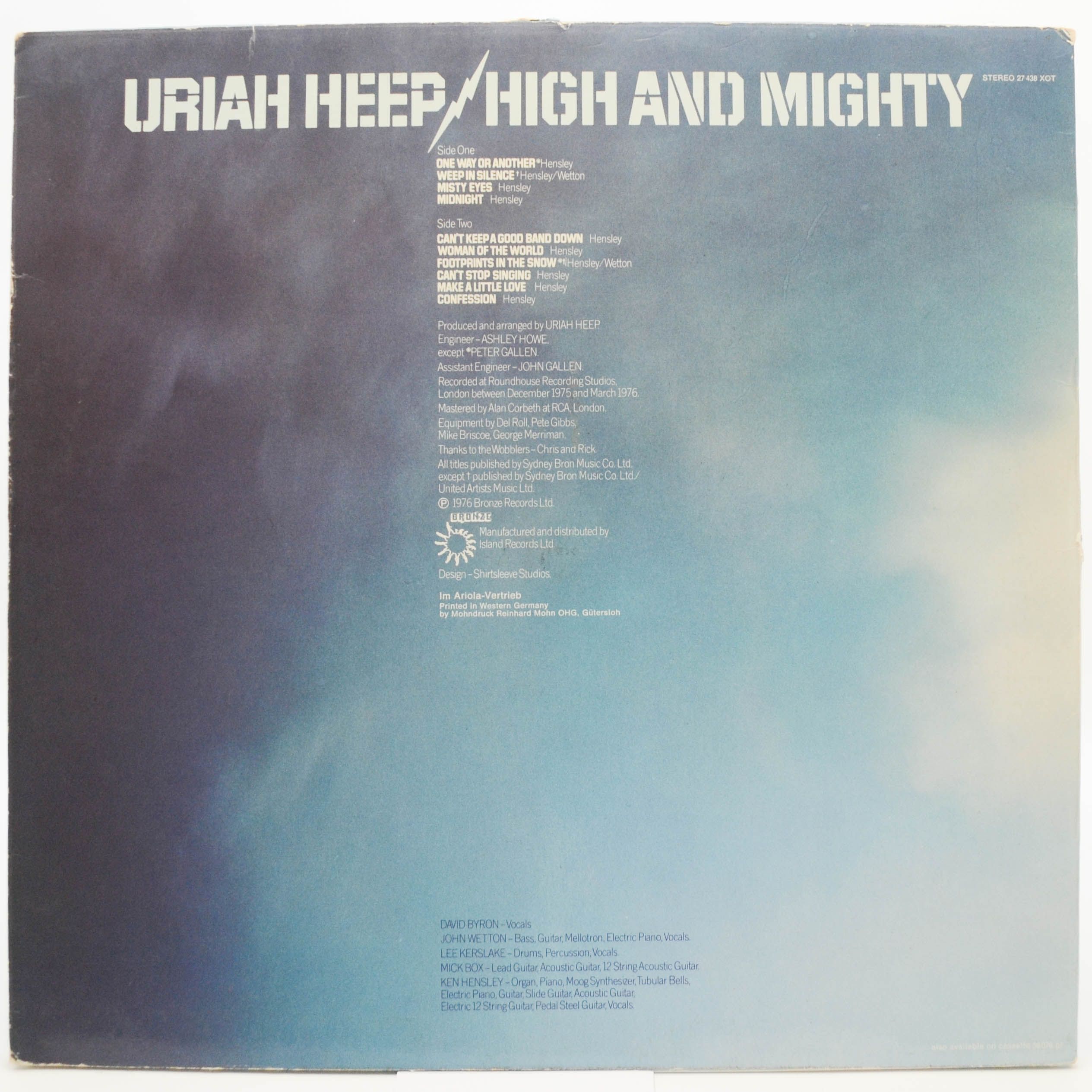 Uriah Heep — High And Mighty, 1976