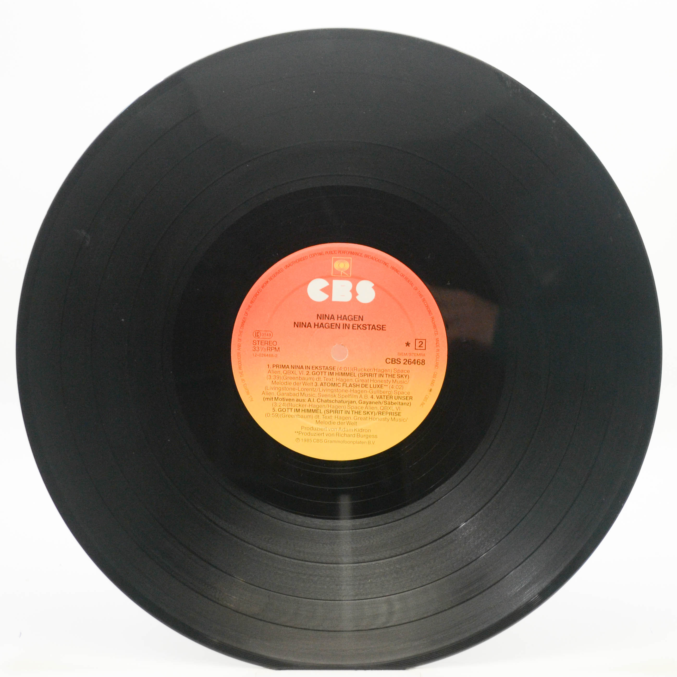 Nina Hagen — In Ekstase, 1985