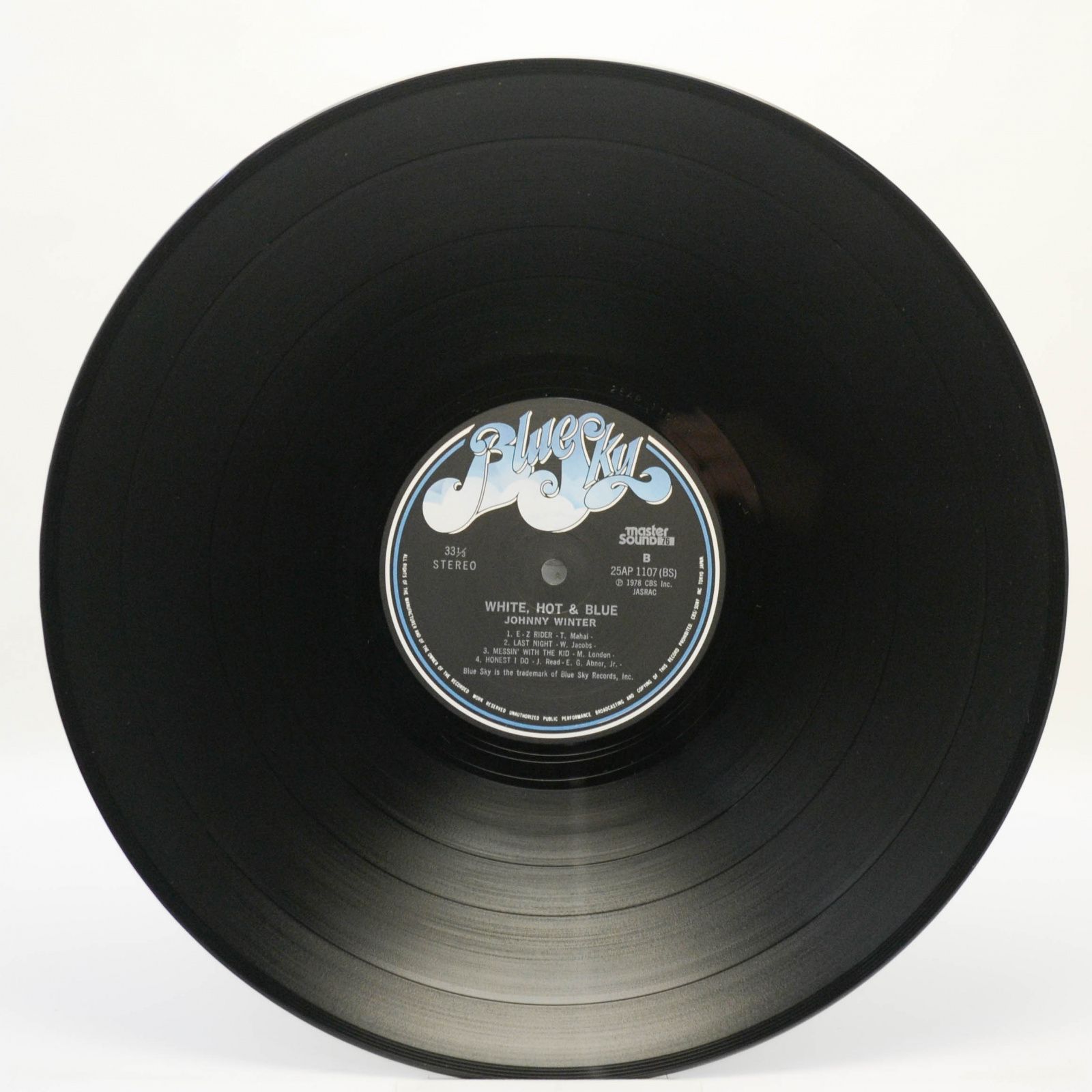 Johnny Winter — White, Hot & Blue, 1978