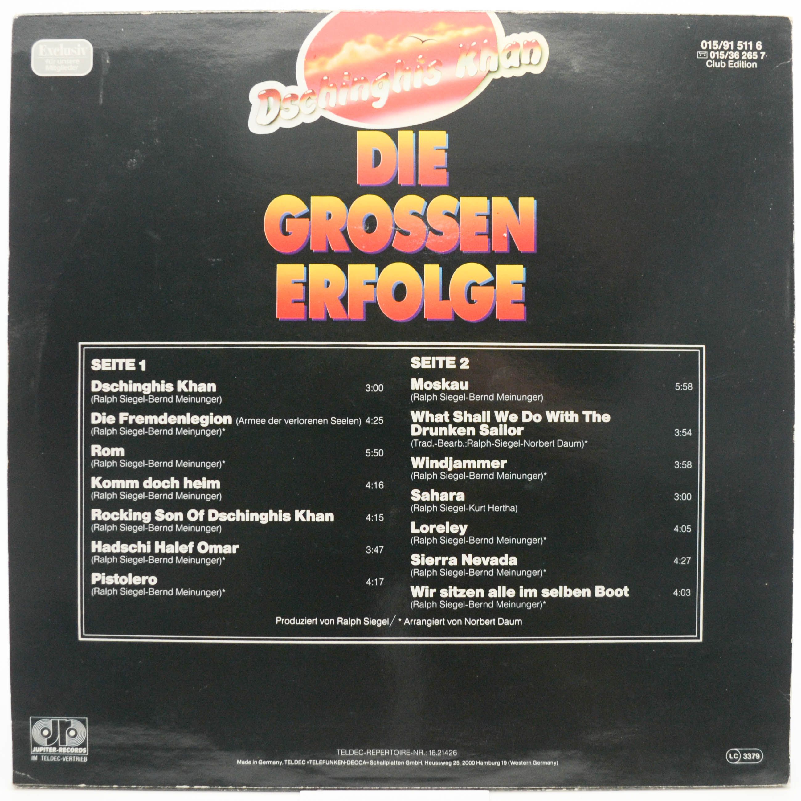 Dschinghis Khan — Die Grossen Erfolge, 1981