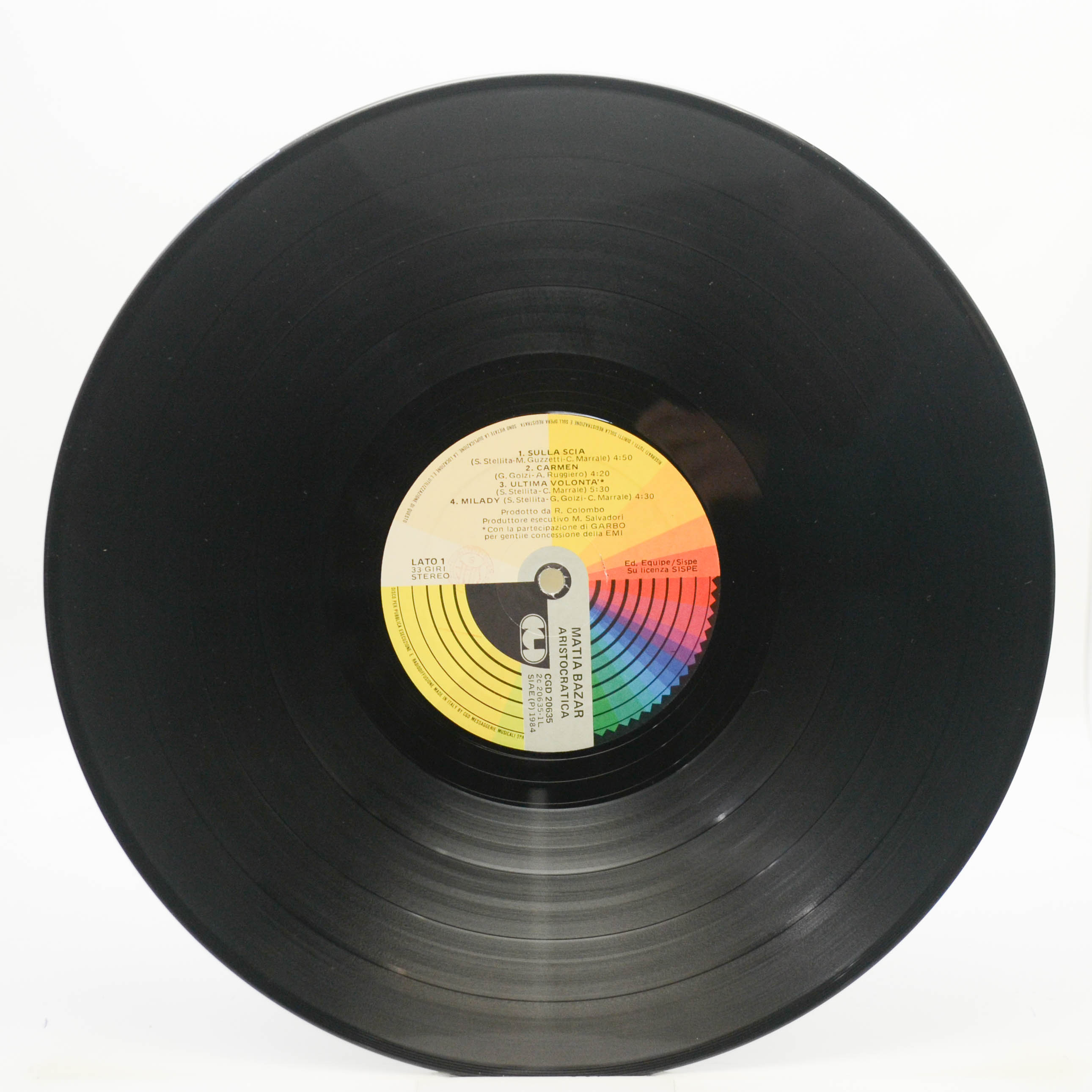 Matia Bazar — Aristocratica (Italy), 1984