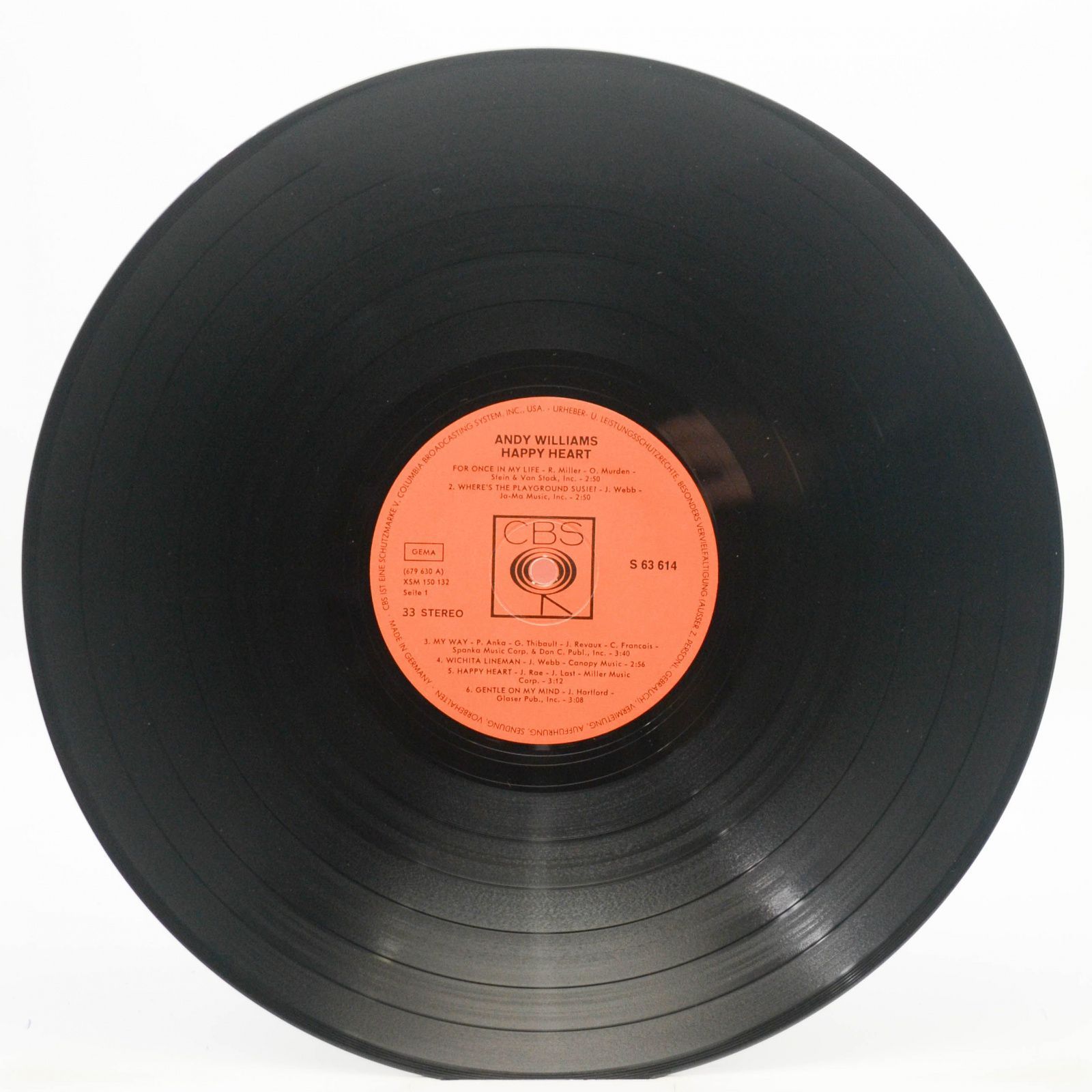 Andy Williams — Happy Heart, 1969