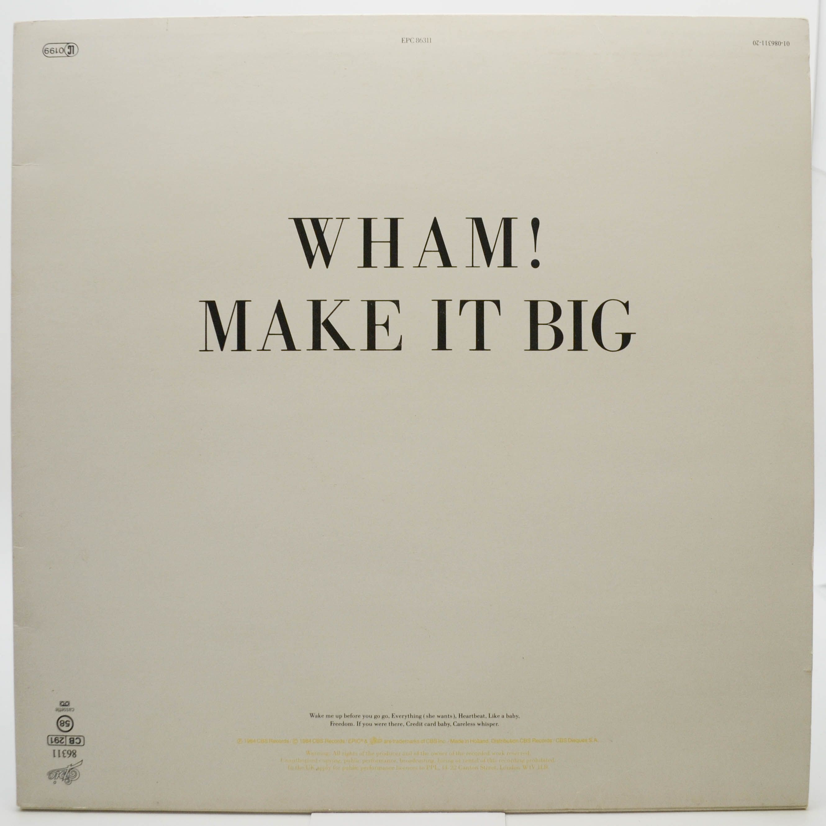 Wham! — Make It Big, 1984