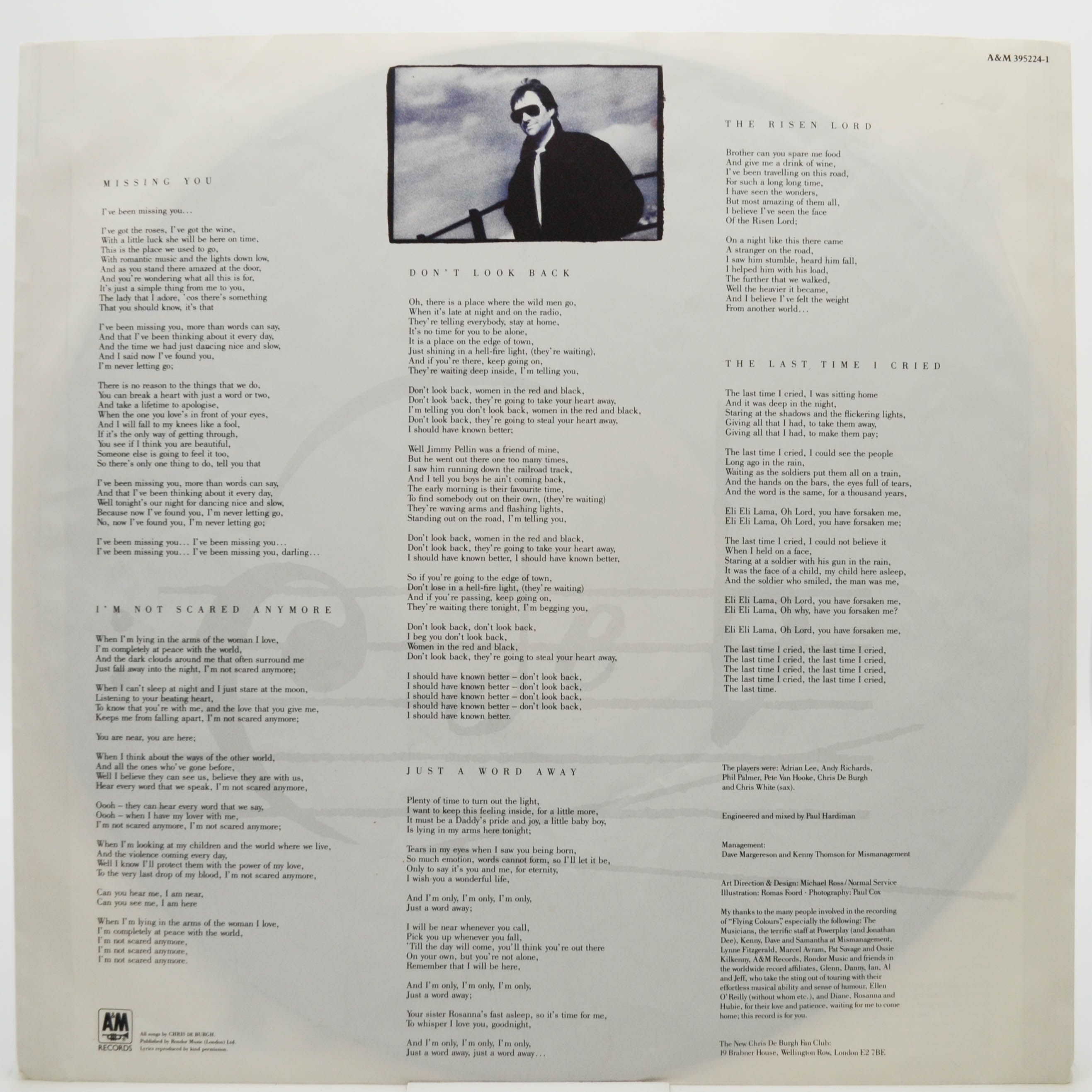 Chris de Burgh — Flying Colours, 1988