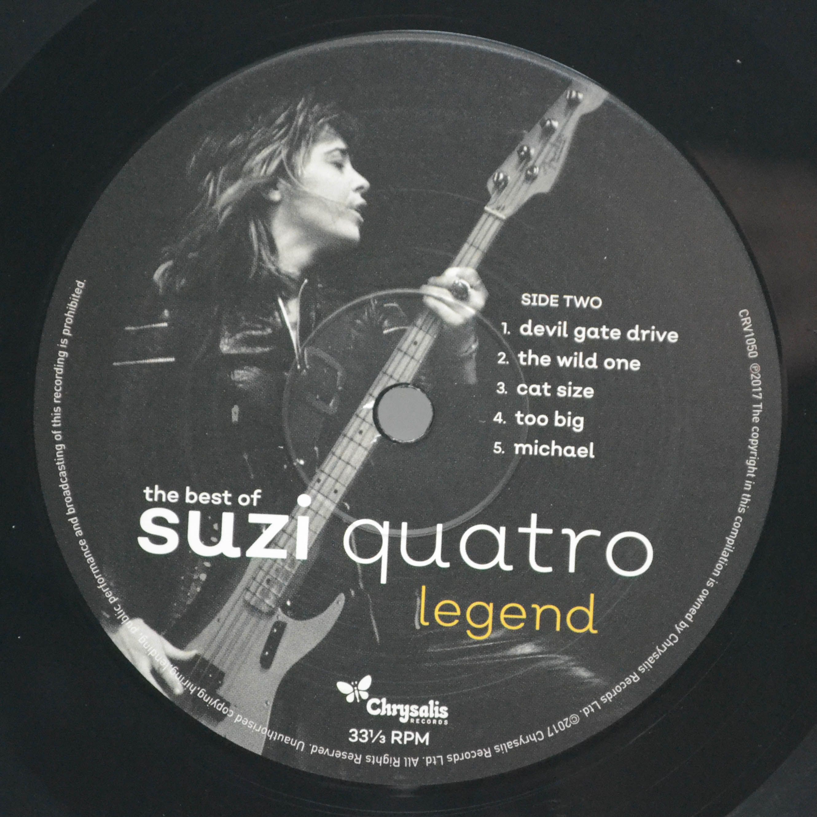 Suzi Quatro — Legend - The Best Of (2LP), 2017