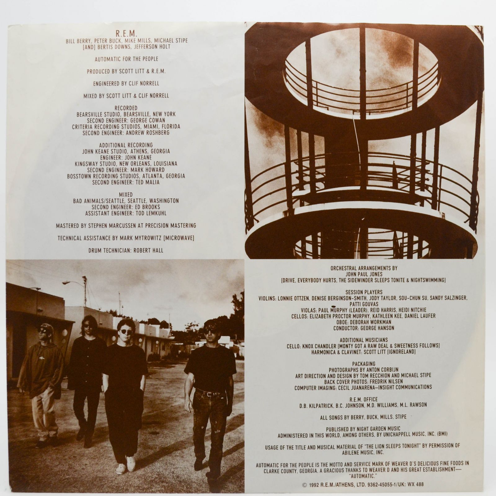 R.E.M. — Automatic For The People, 1992