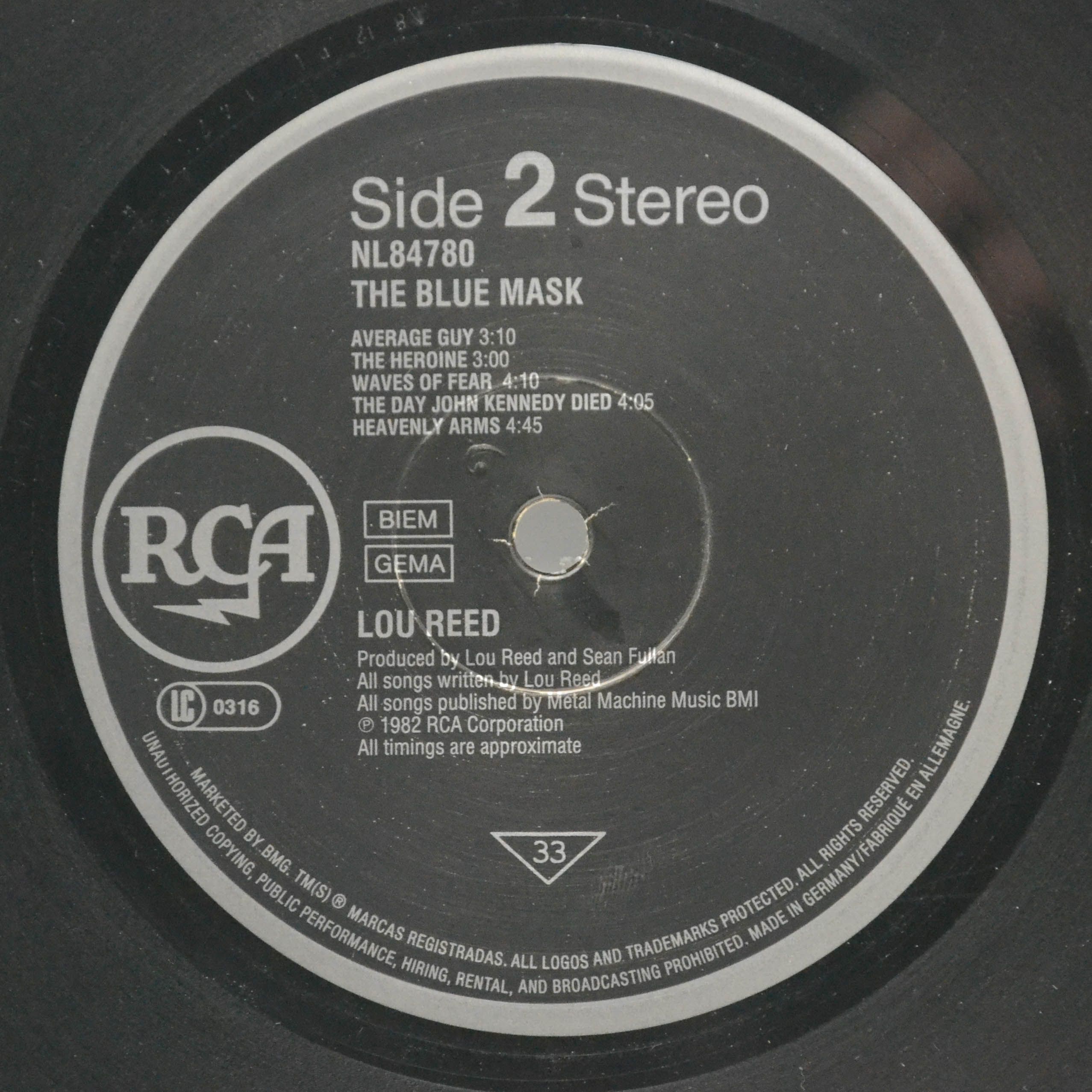 Lou Reed — The Blue Mask, 1982