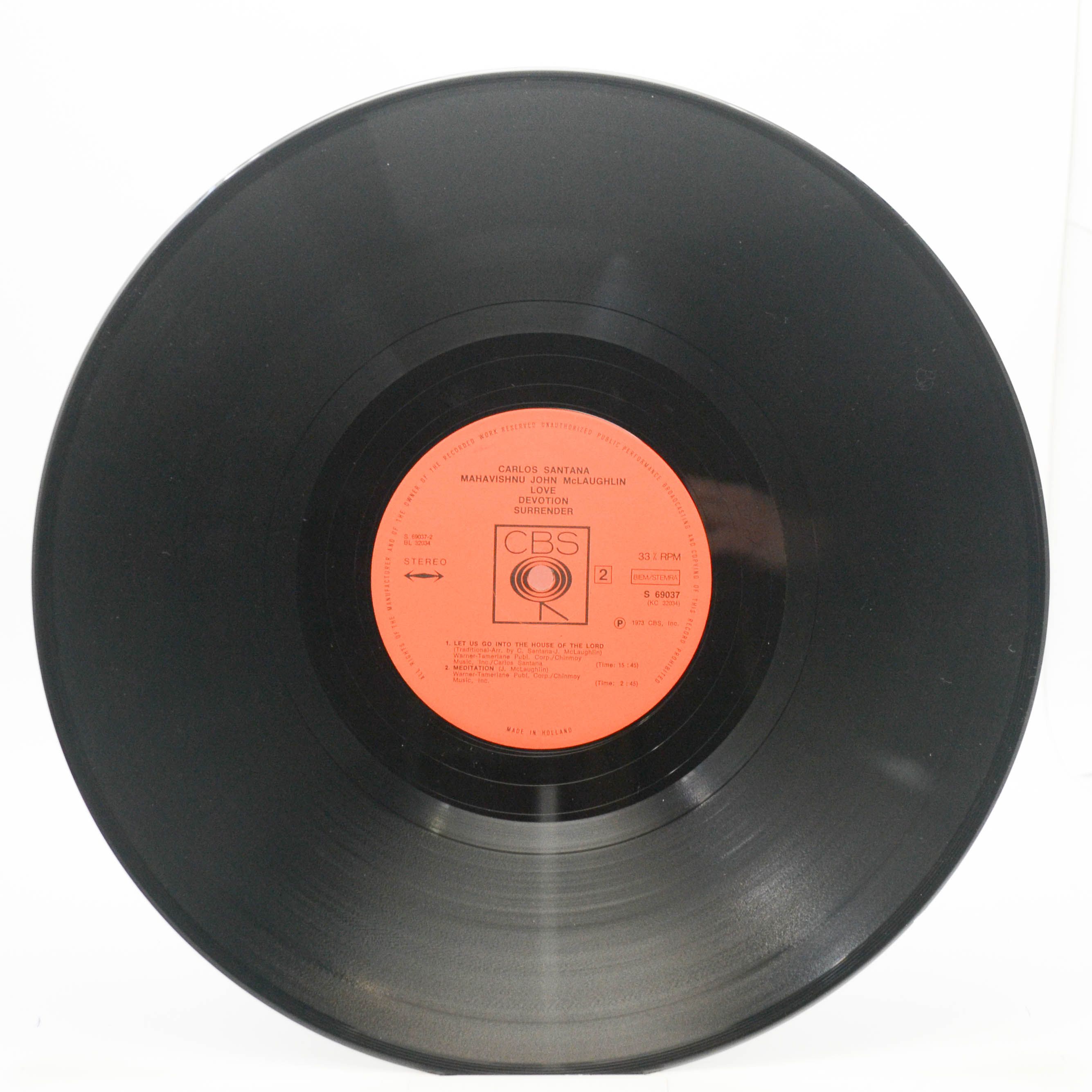 Carlos Santana / Mahavishnu John McLaughlin — Love Devotion Surrender, 1973