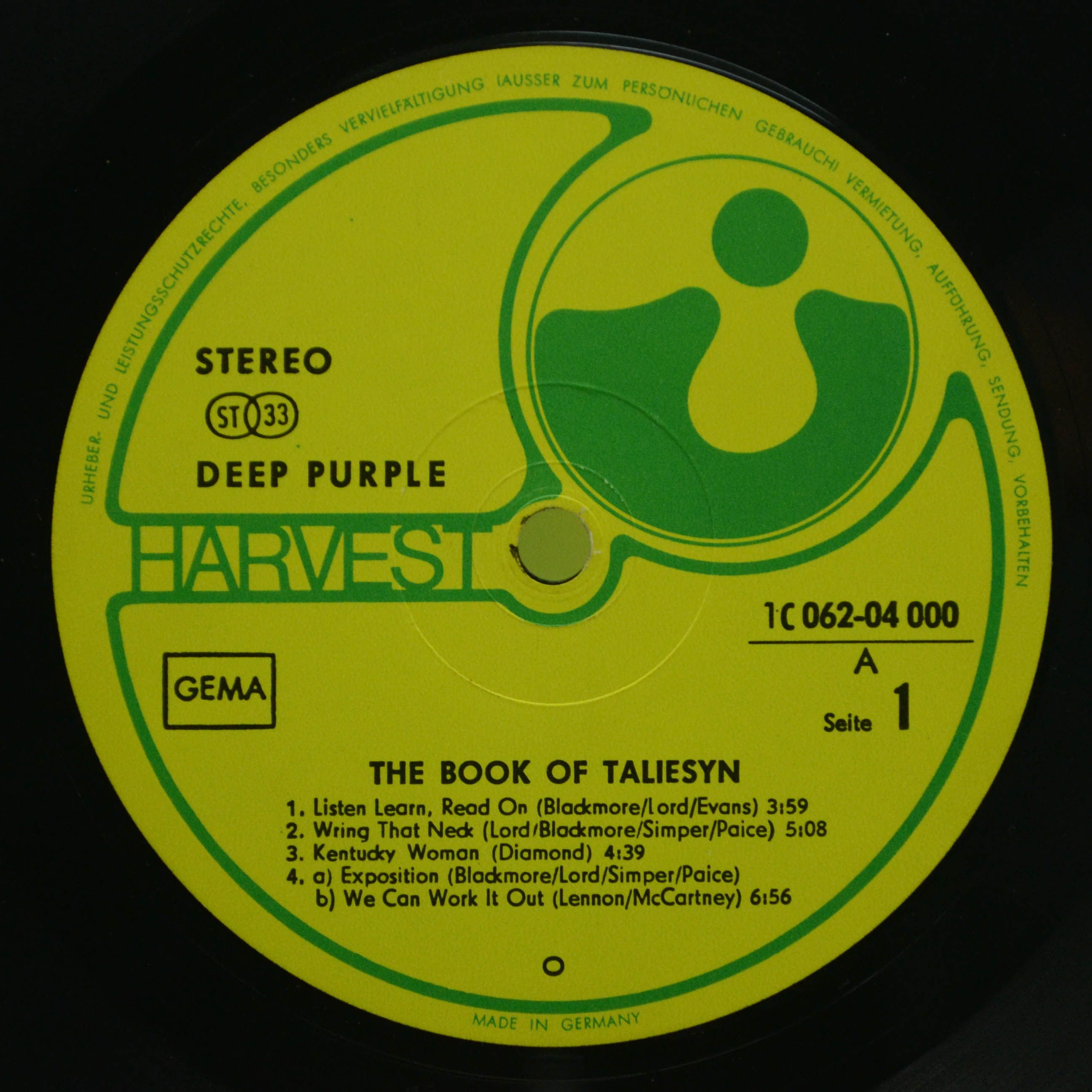 Deep Purple — The Book Of Taliesyn, 1968