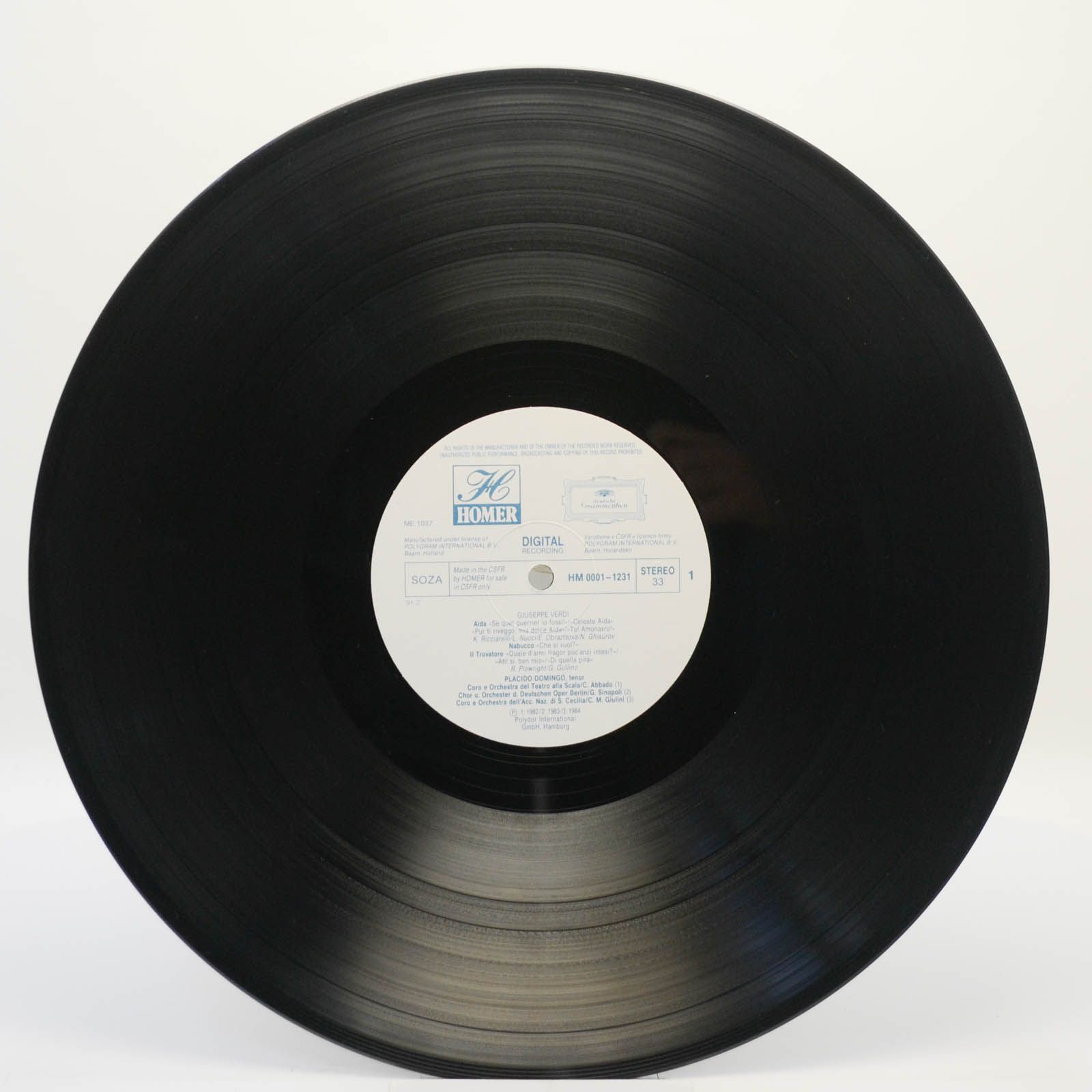 Placido Domingo — Verdi & Puccini, 1985