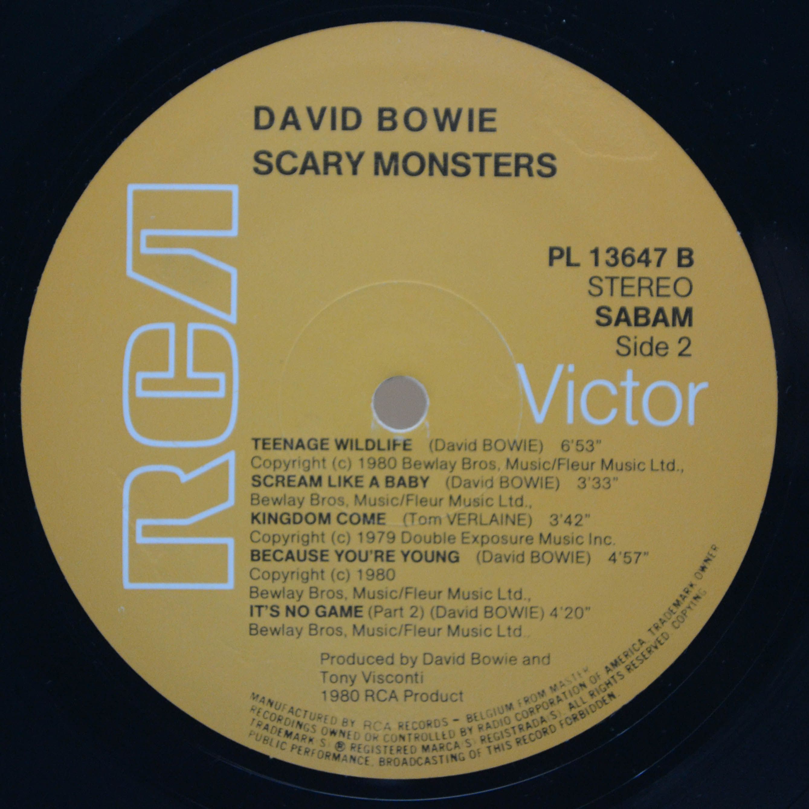 David Bowie — Scary Monsters, 1980